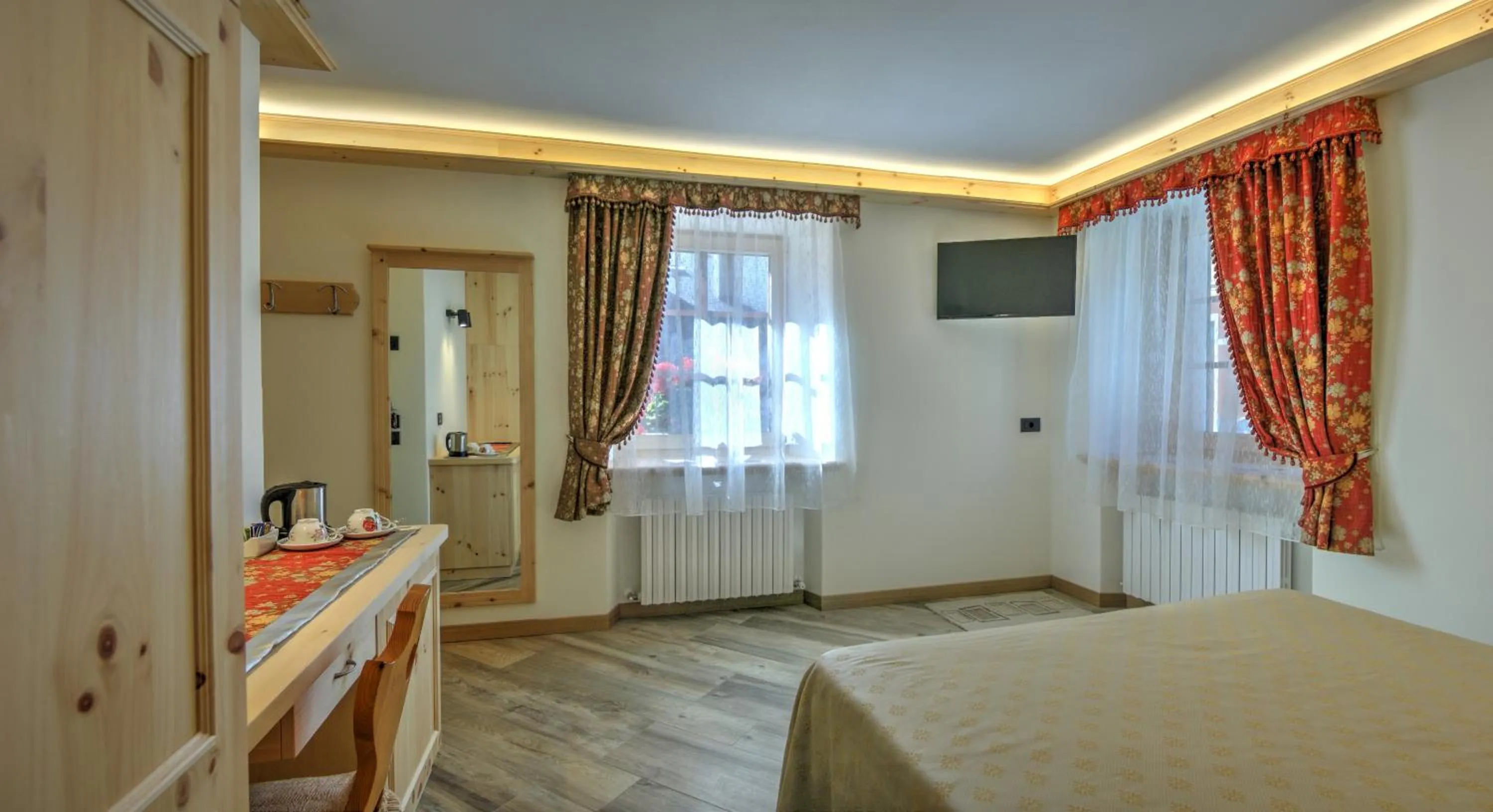 Bed in Hotel Federia