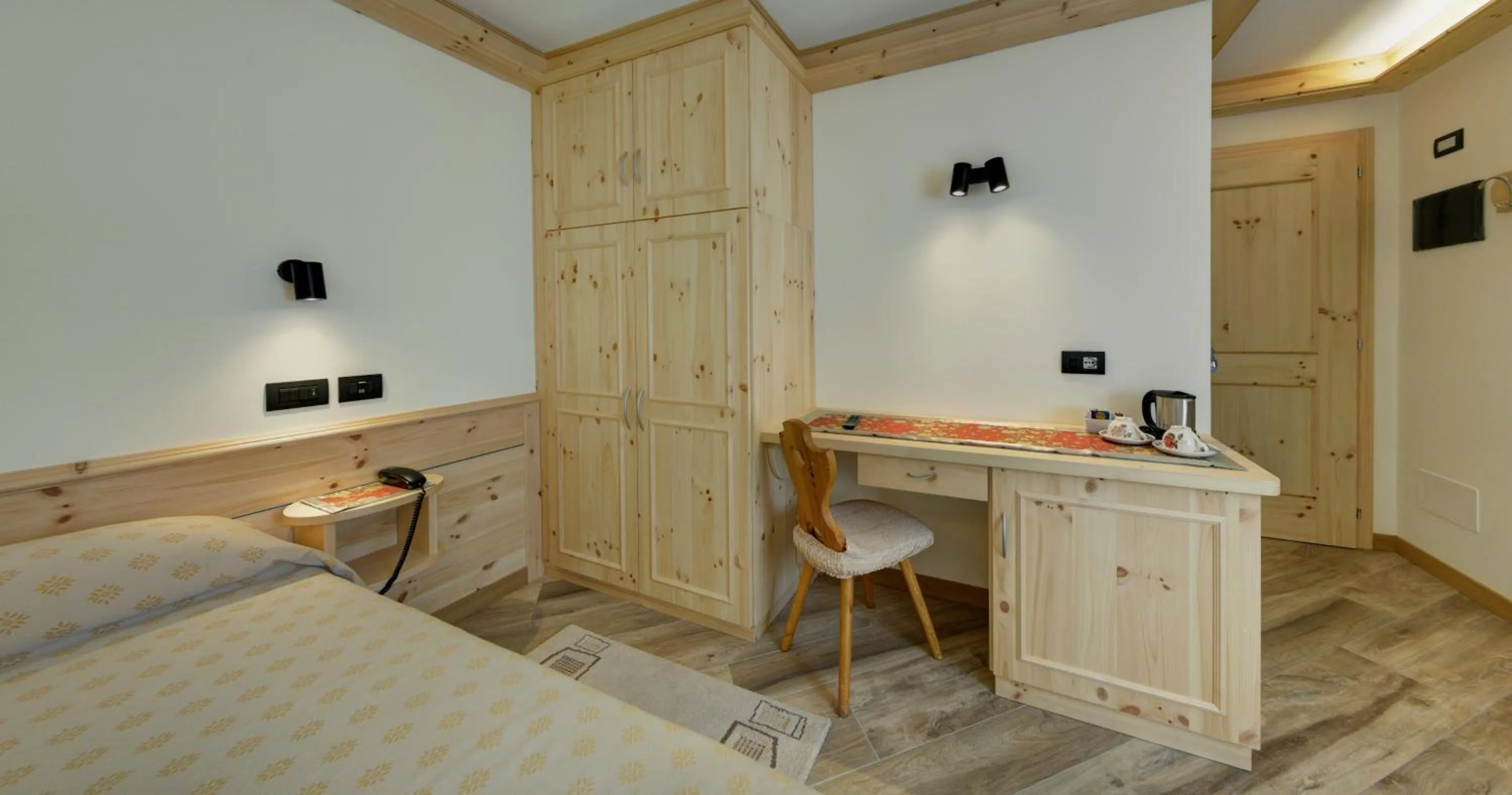 Bed in Hotel Federia