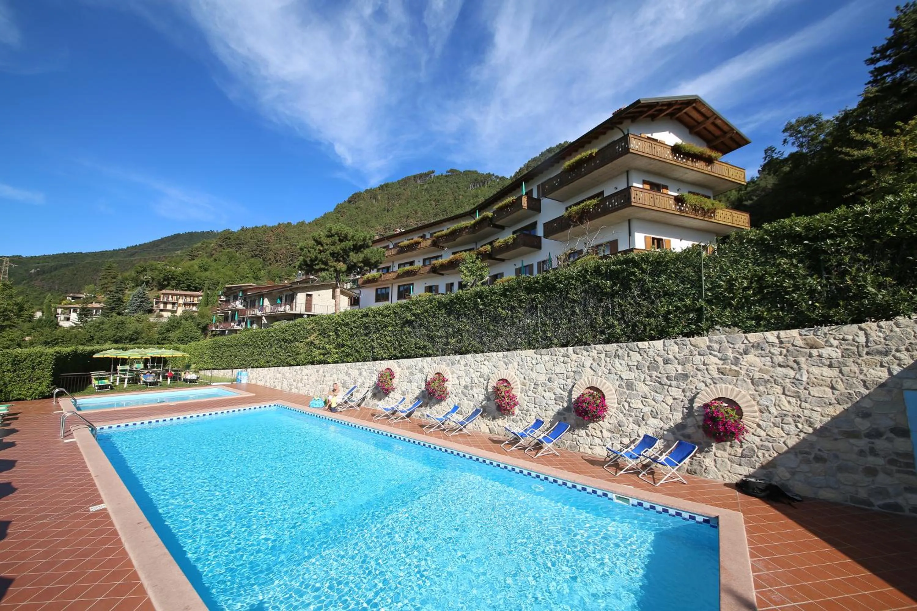 Swimming pool in Hotel Residence Panorama La Forca, GTSGroup