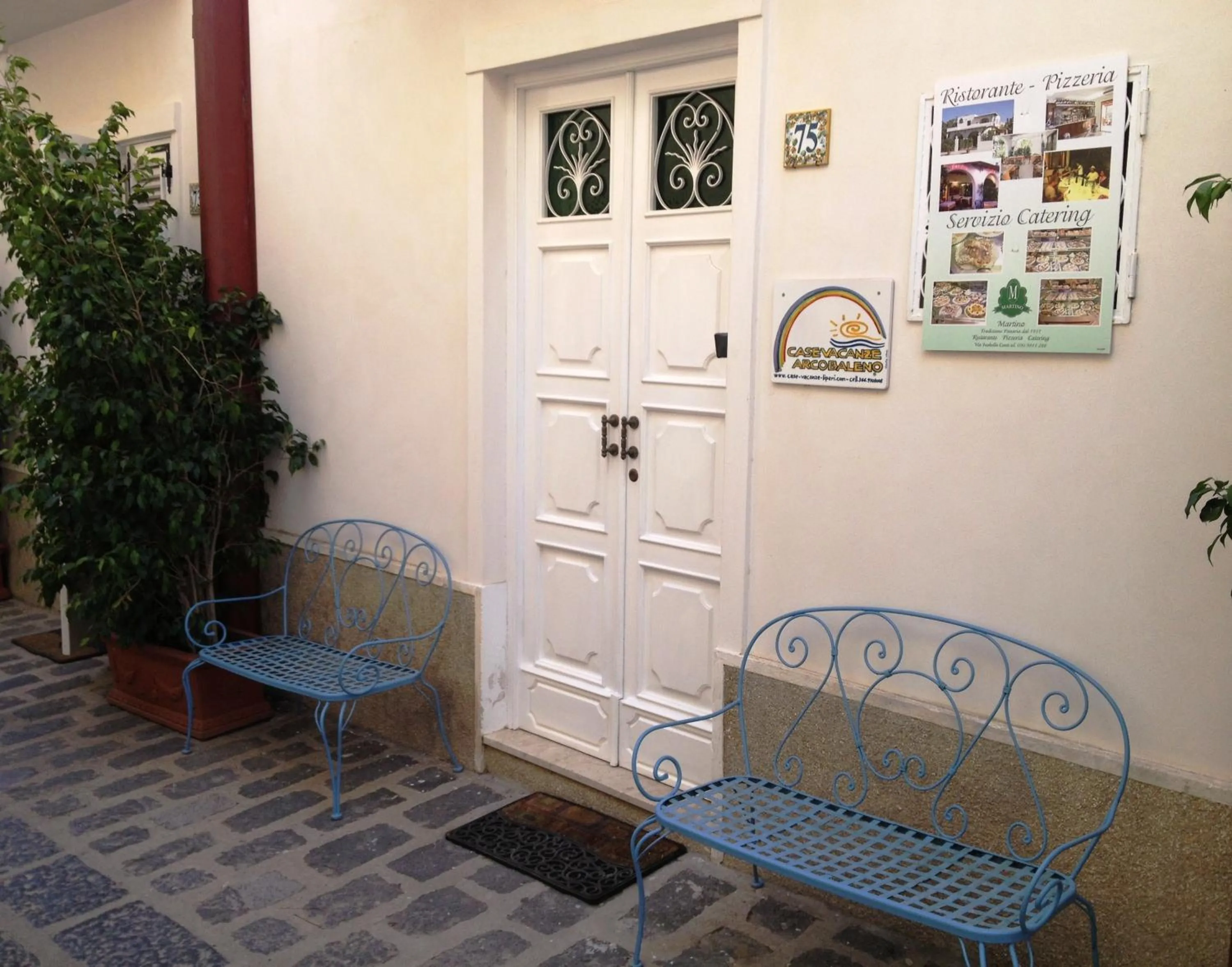 Decorative detail in Case Vacanze Arcobaleno