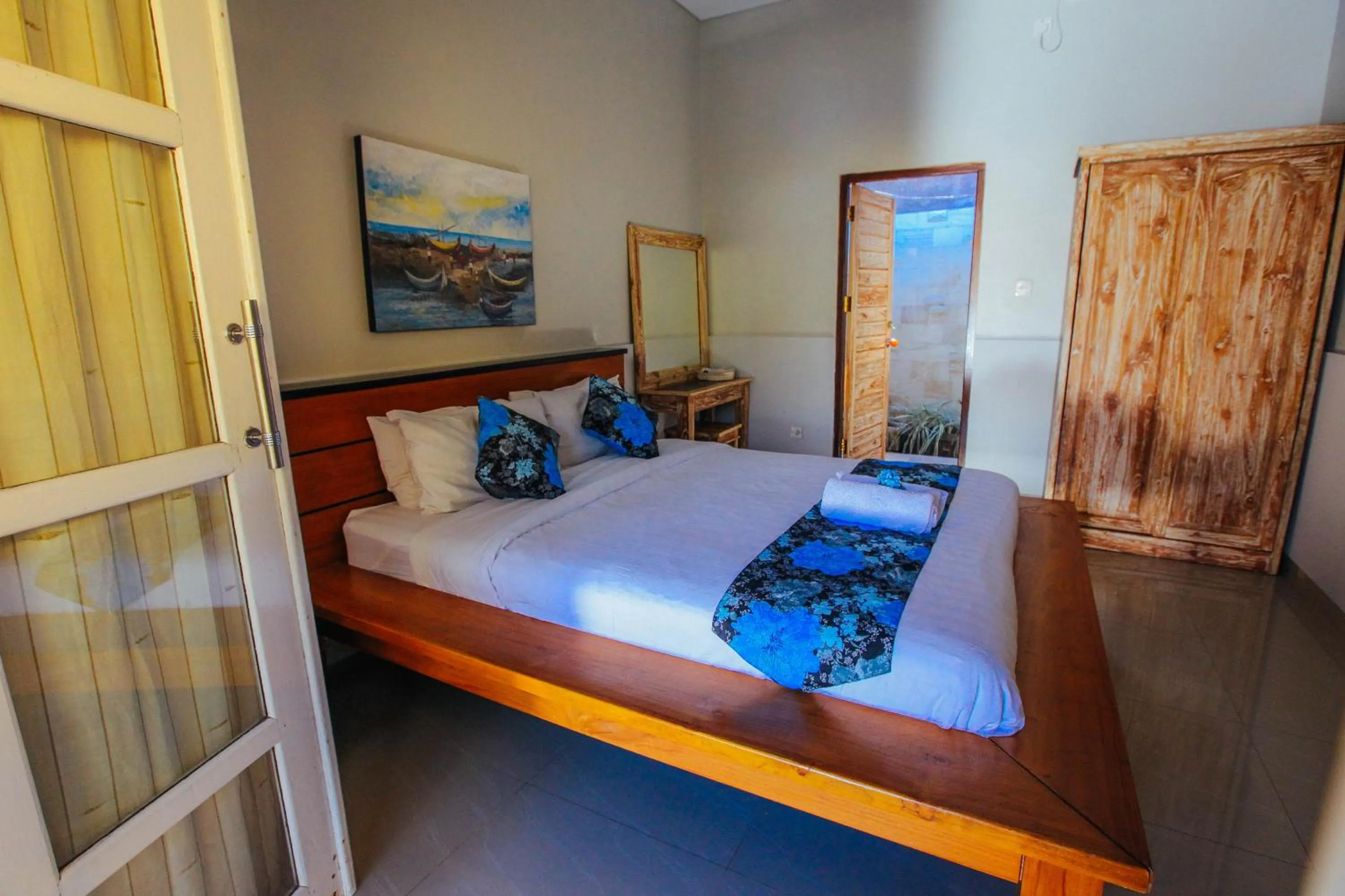 Bed in Villa Matahari