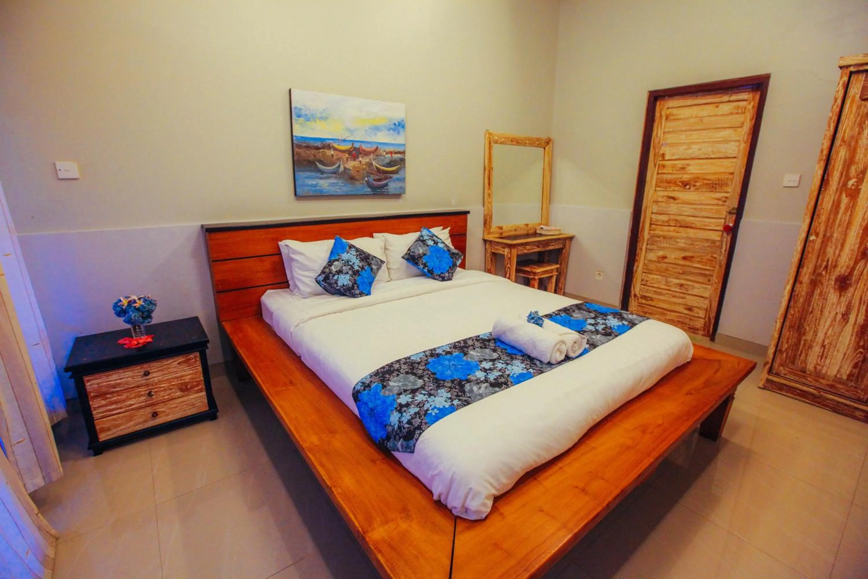 Bed in Villa Matahari