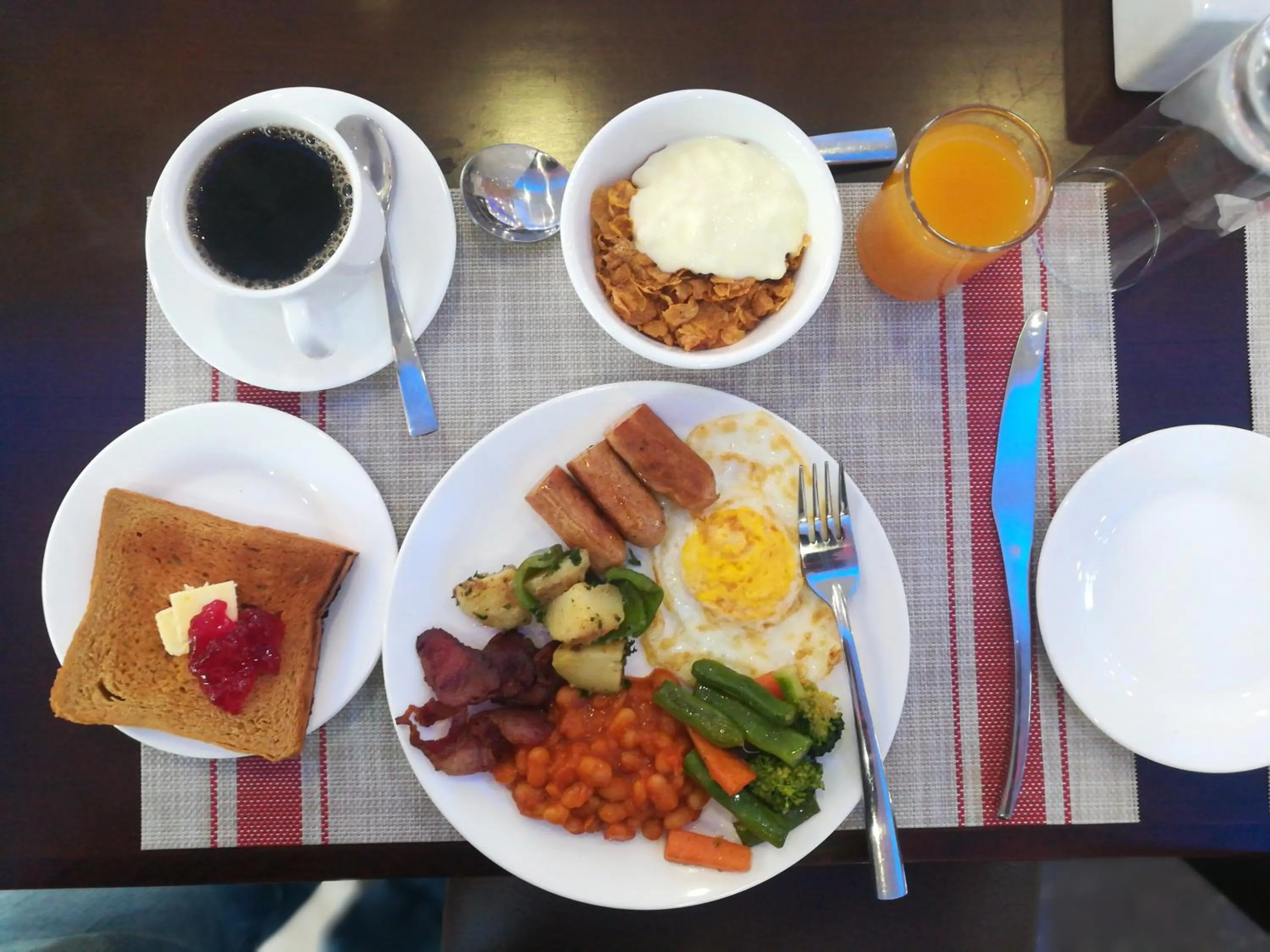 Breakfast in Nepal Cottage Resort