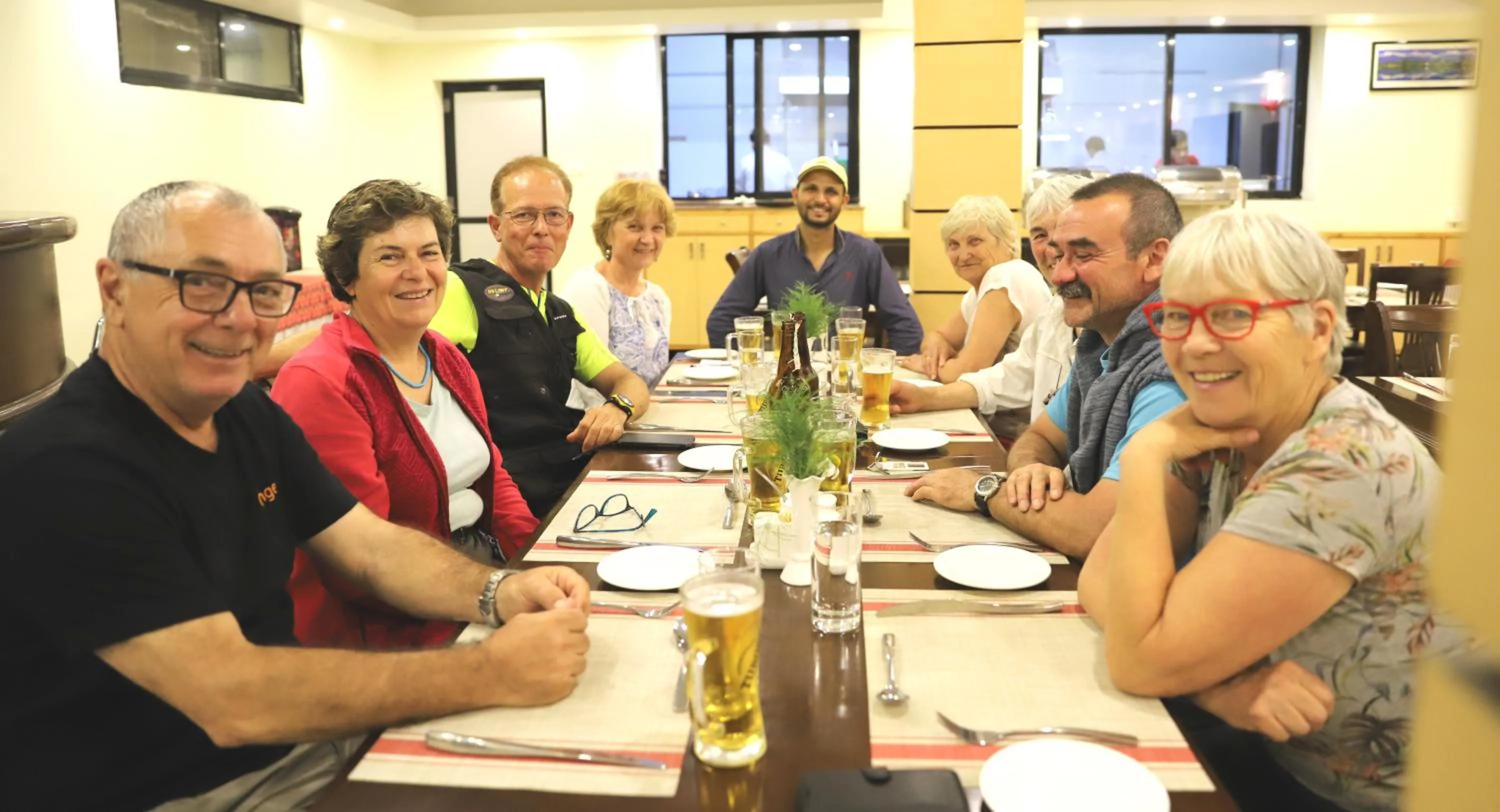 group of guests in Nepal Cottage Resort