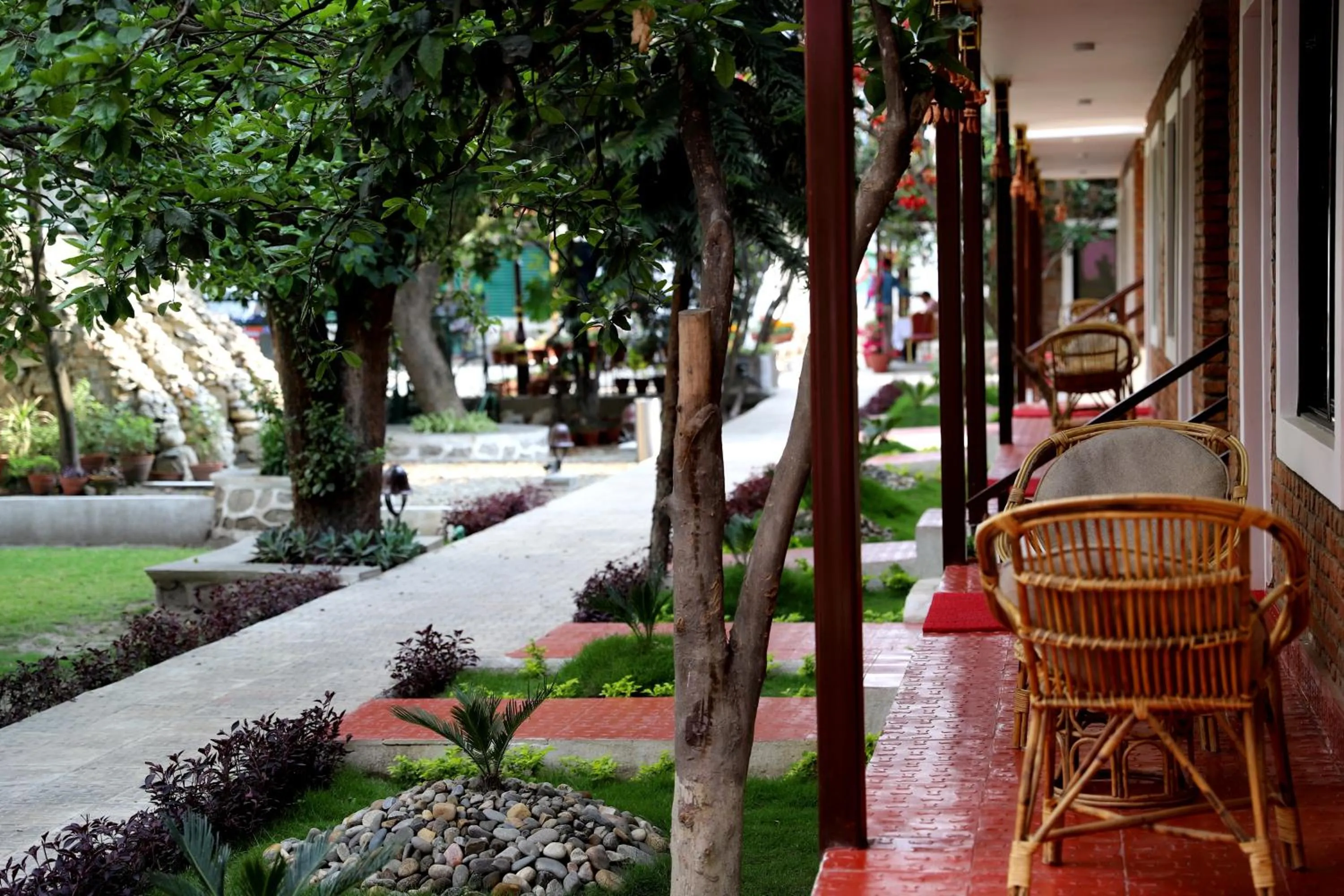 Garden in Nepal Cottage Resort