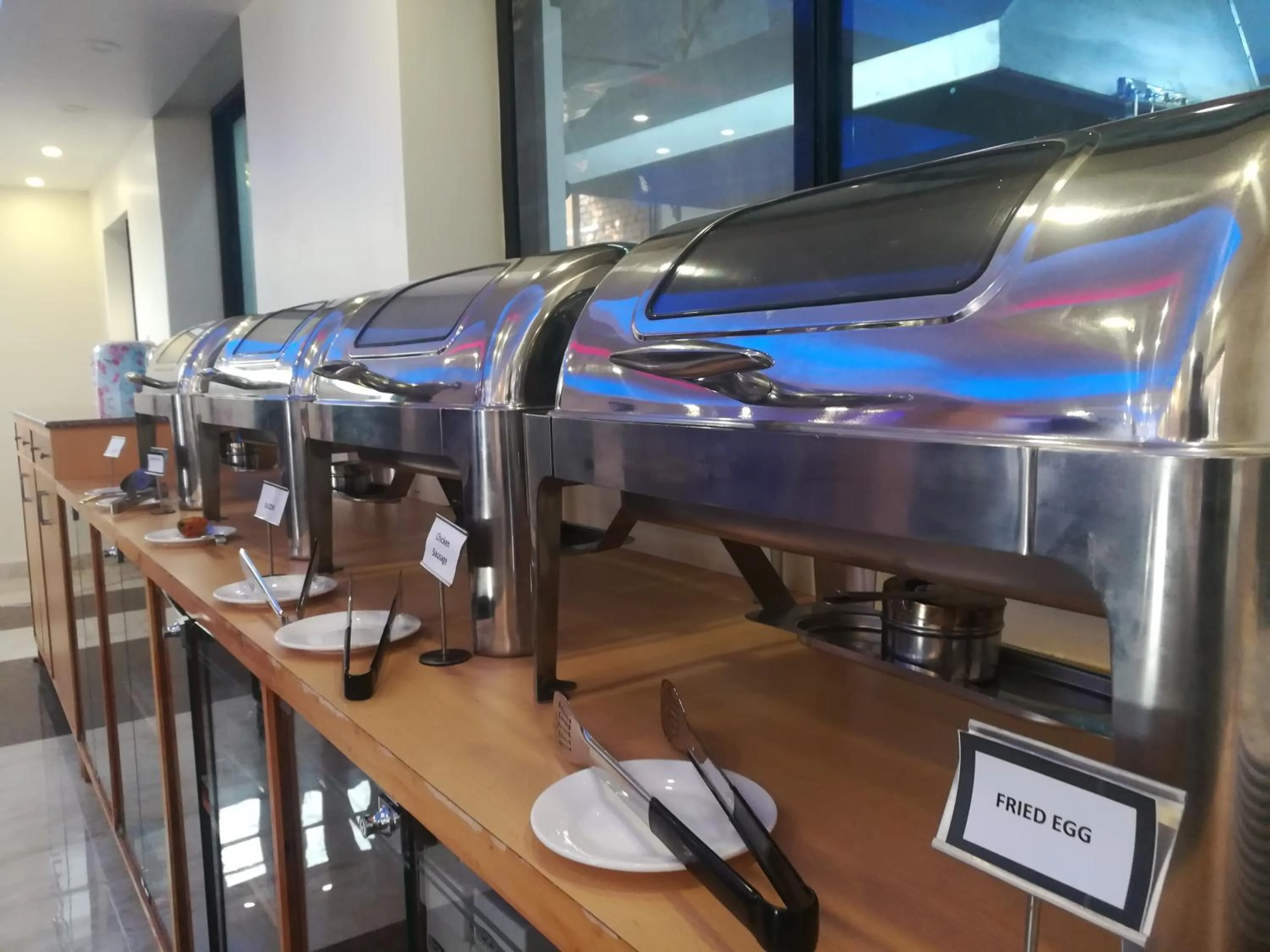 Buffet breakfast in Nepal Cottage Resort