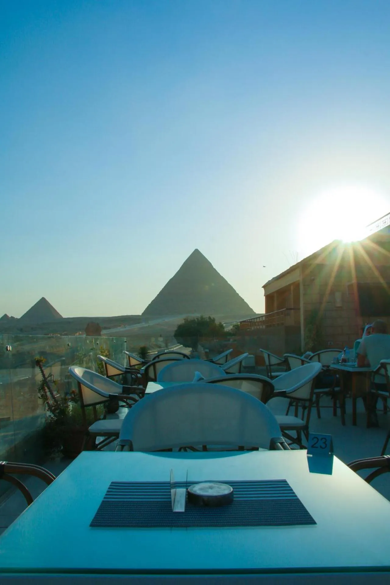 Restaurant/places to eat in Pyramids Valley Boutique Hotel