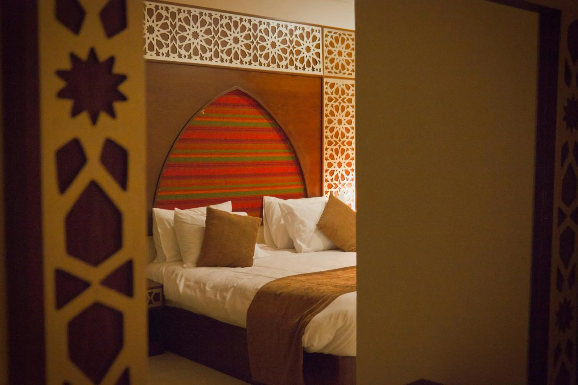 Bed in Pyramids Valley Boutique Hotel