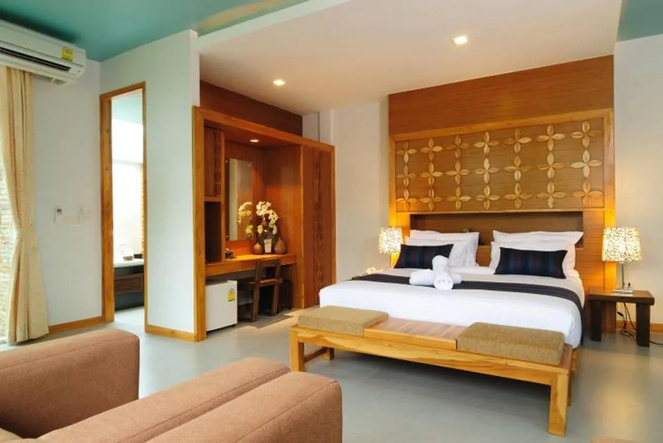 Bed in Nana Resort Kaeng Krachan