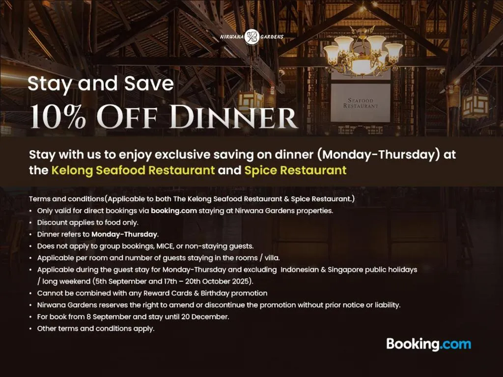 Restaurant/places to eat in Mayang Sari Beach Resort