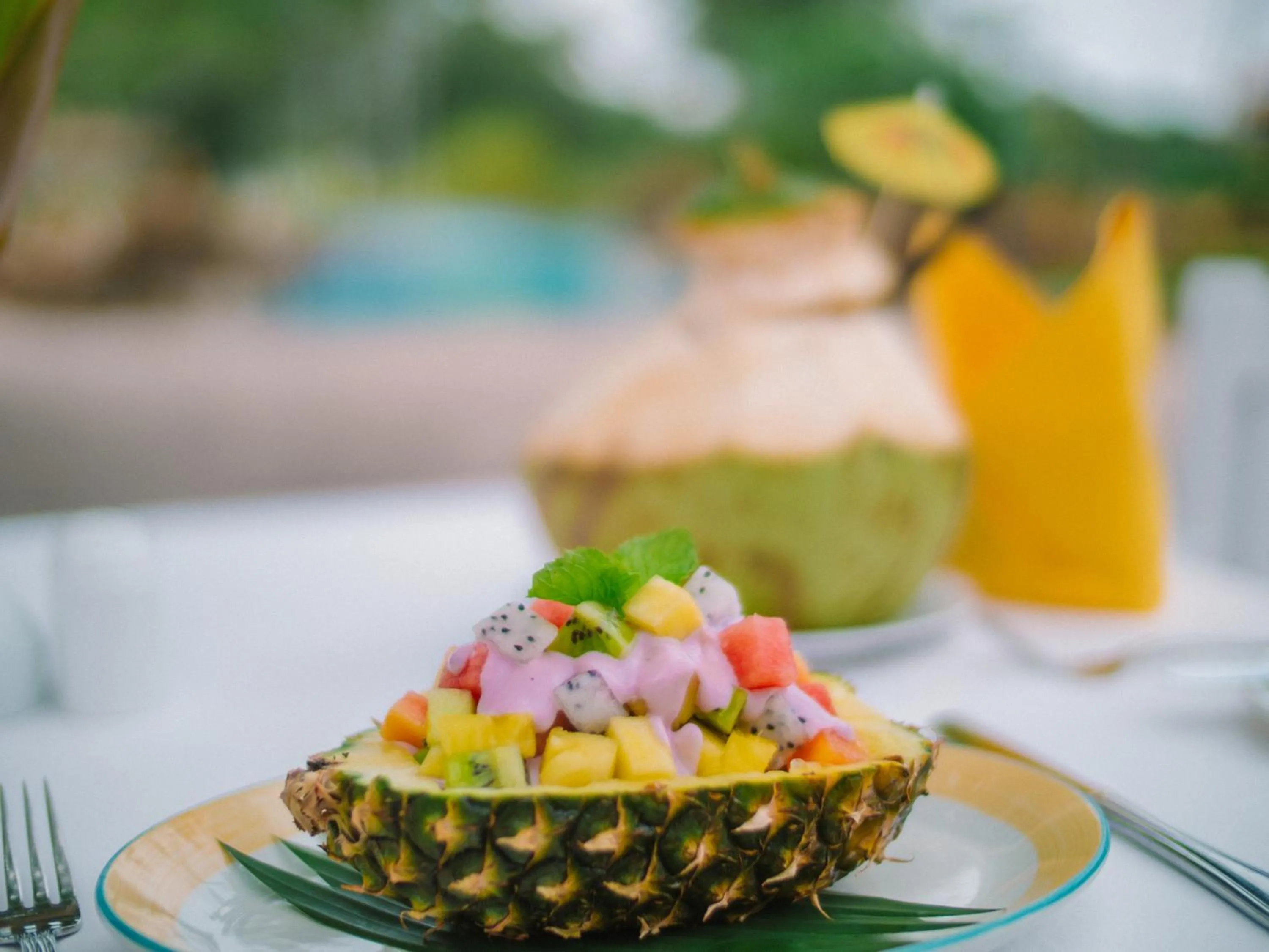 Food and drinks in Mayang Sari Beach Resort