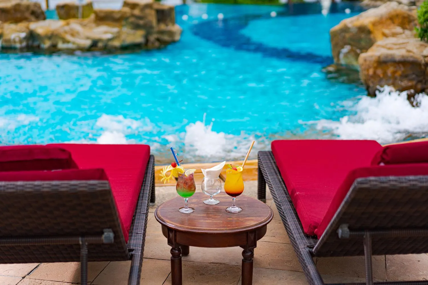 Seating area in Mayang Sari Beach Resort