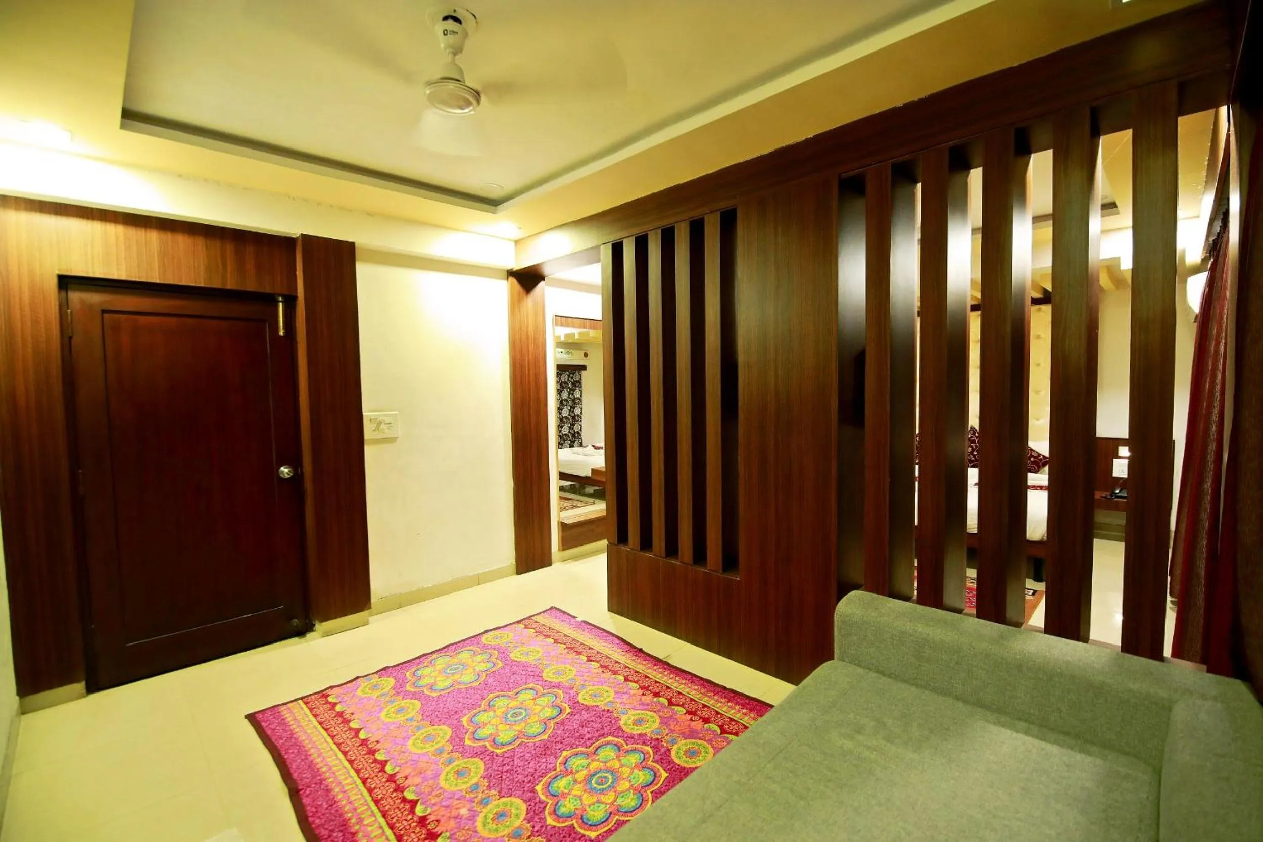 Bed in Hotel Sunflower Udaipur