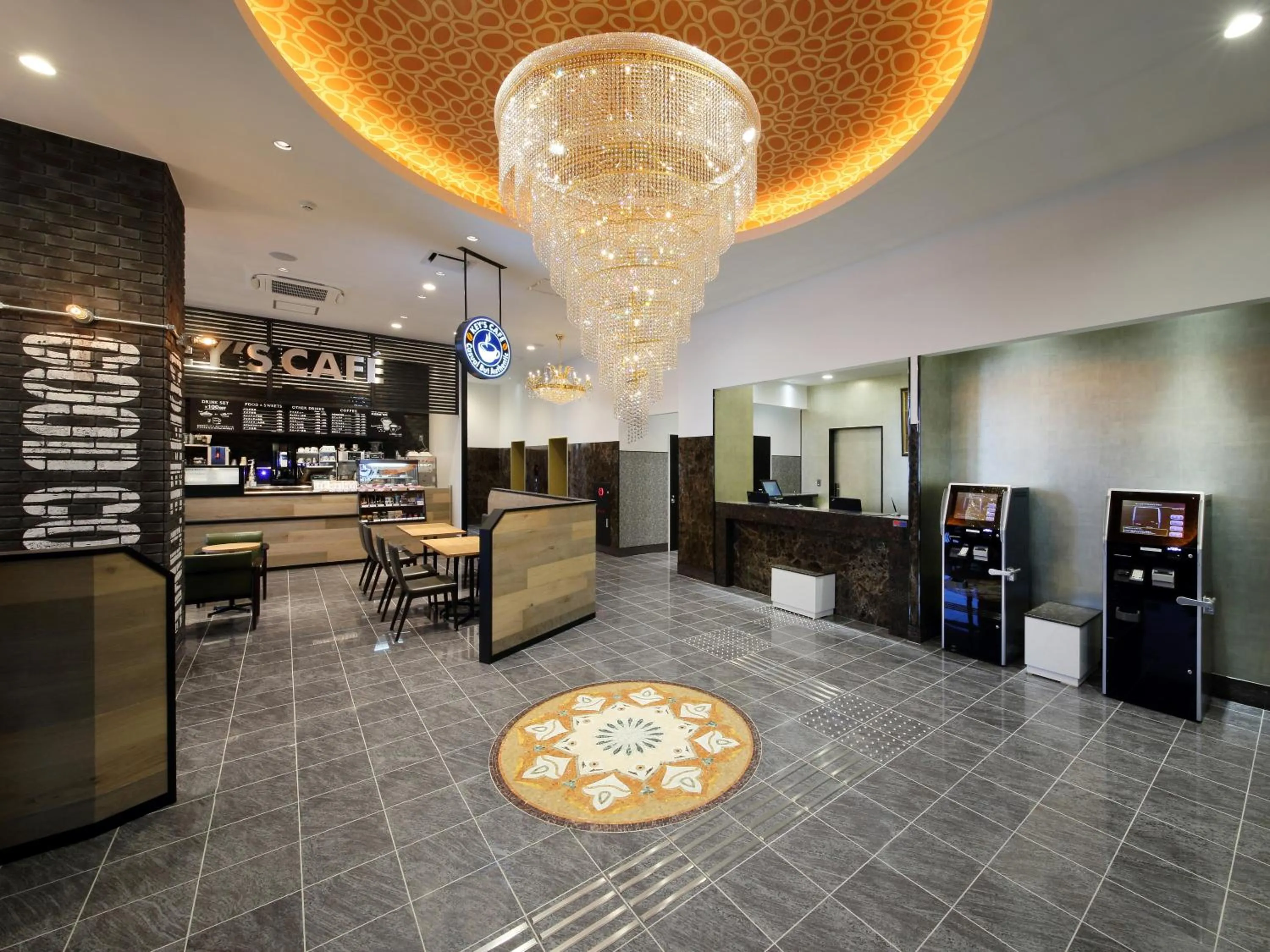 Lobby or reception in Venezian Hotel Shiroishi Zao