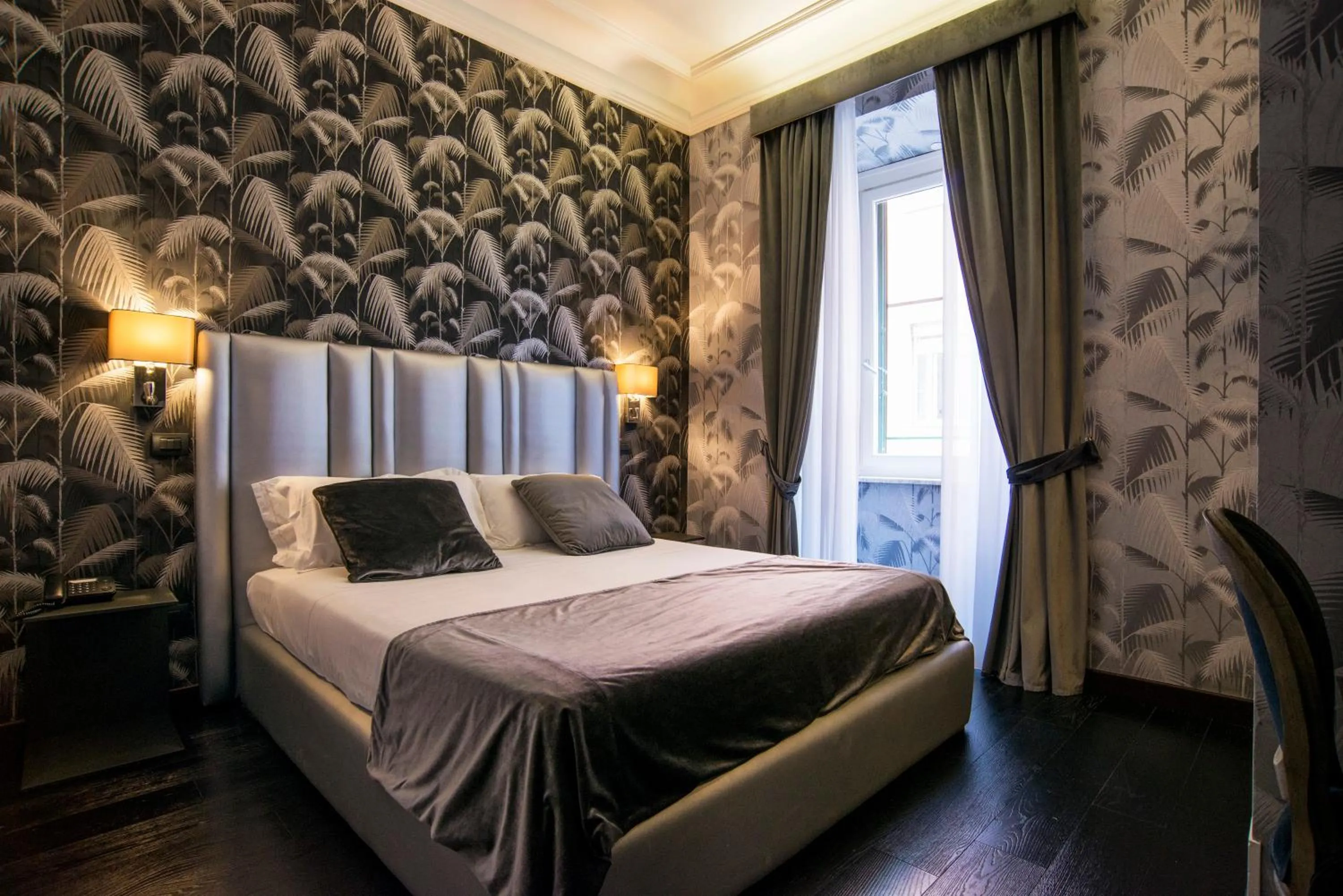 Bedroom, Bed in Via Veneto Suites