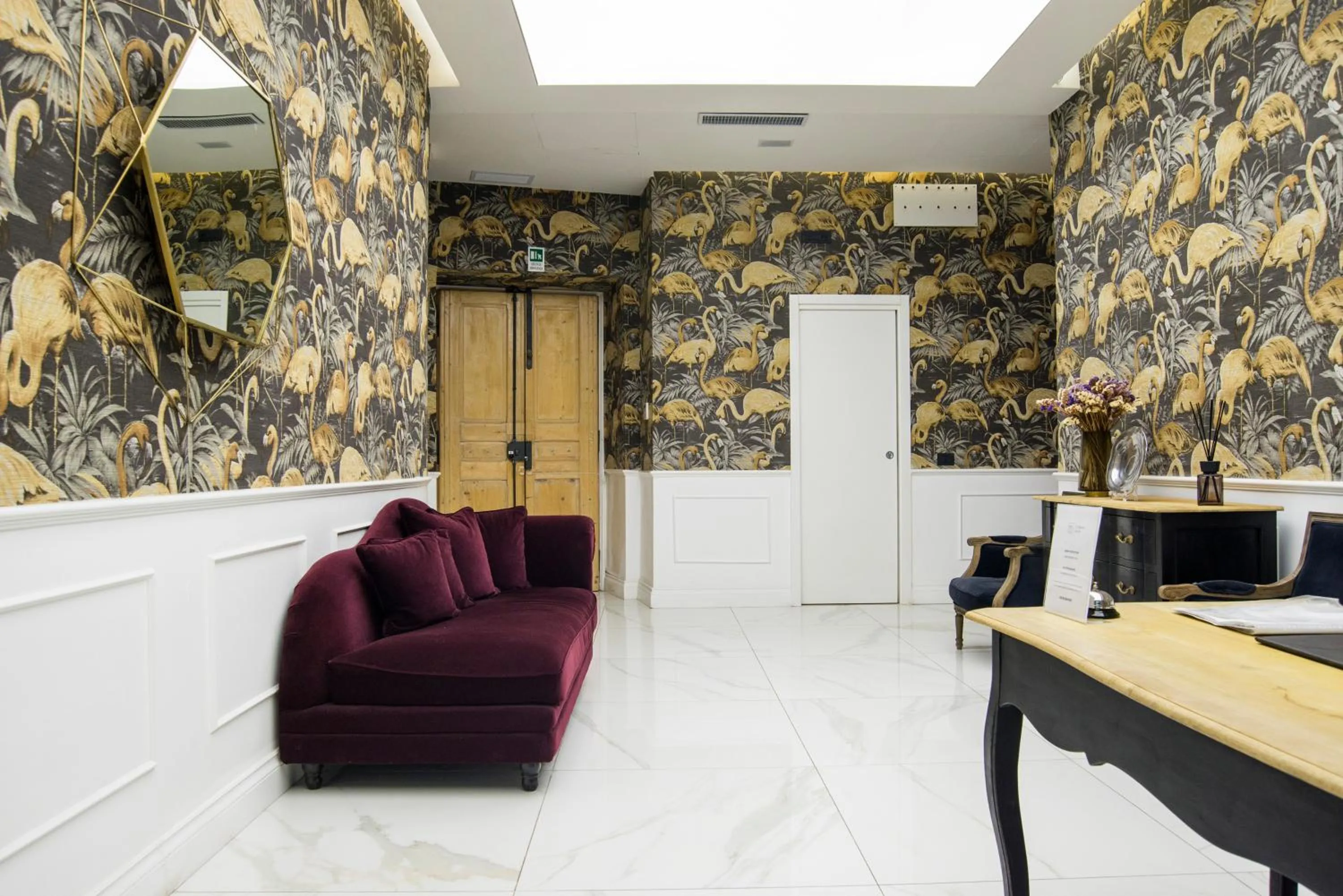 Lobby or reception in Via Veneto Suites