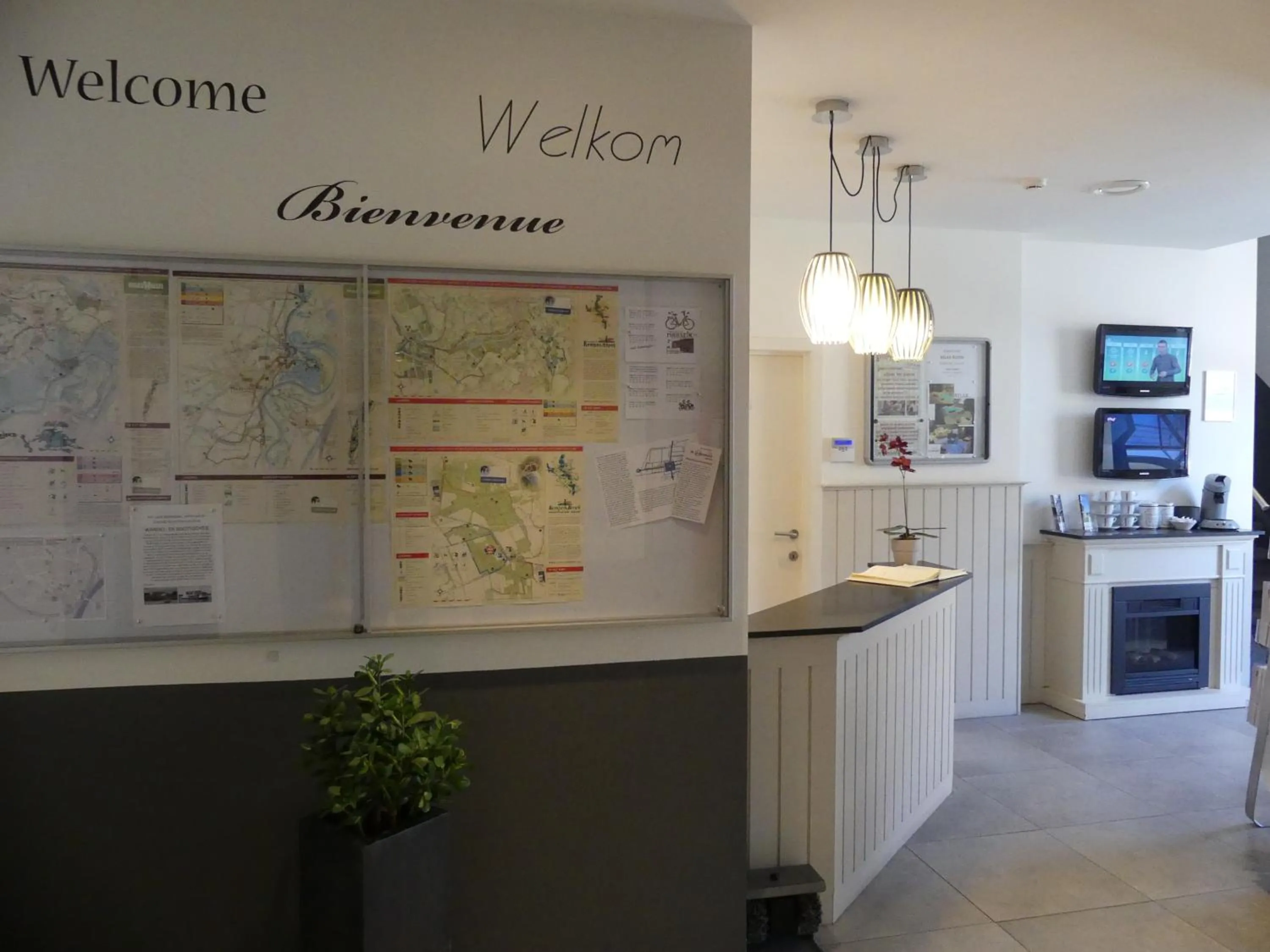 Lobby or reception in Hotel De Maaskant