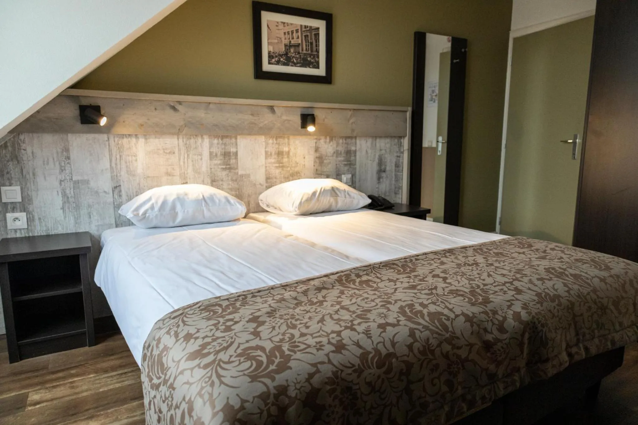 Bed in Hotel De Maaskant