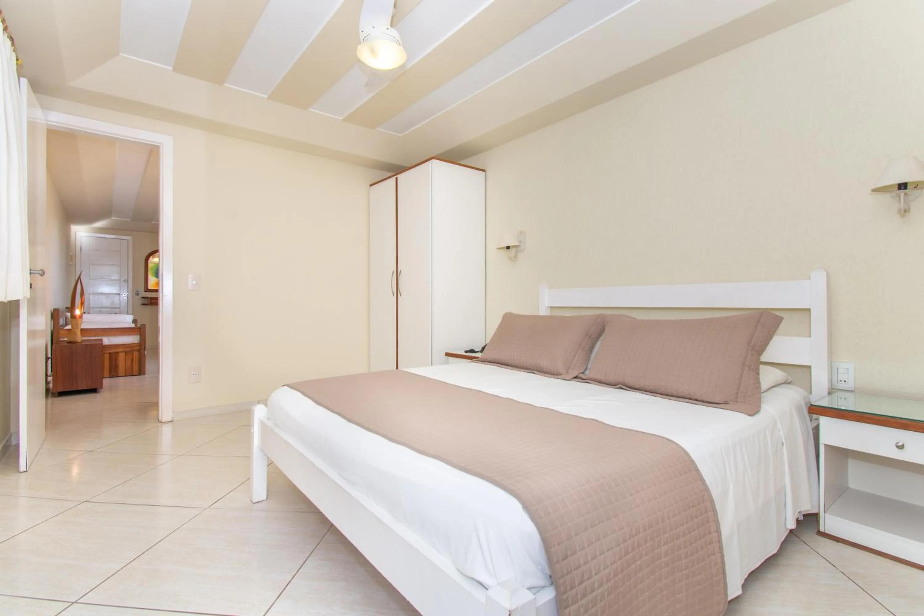 Bed in Pousada Marbella