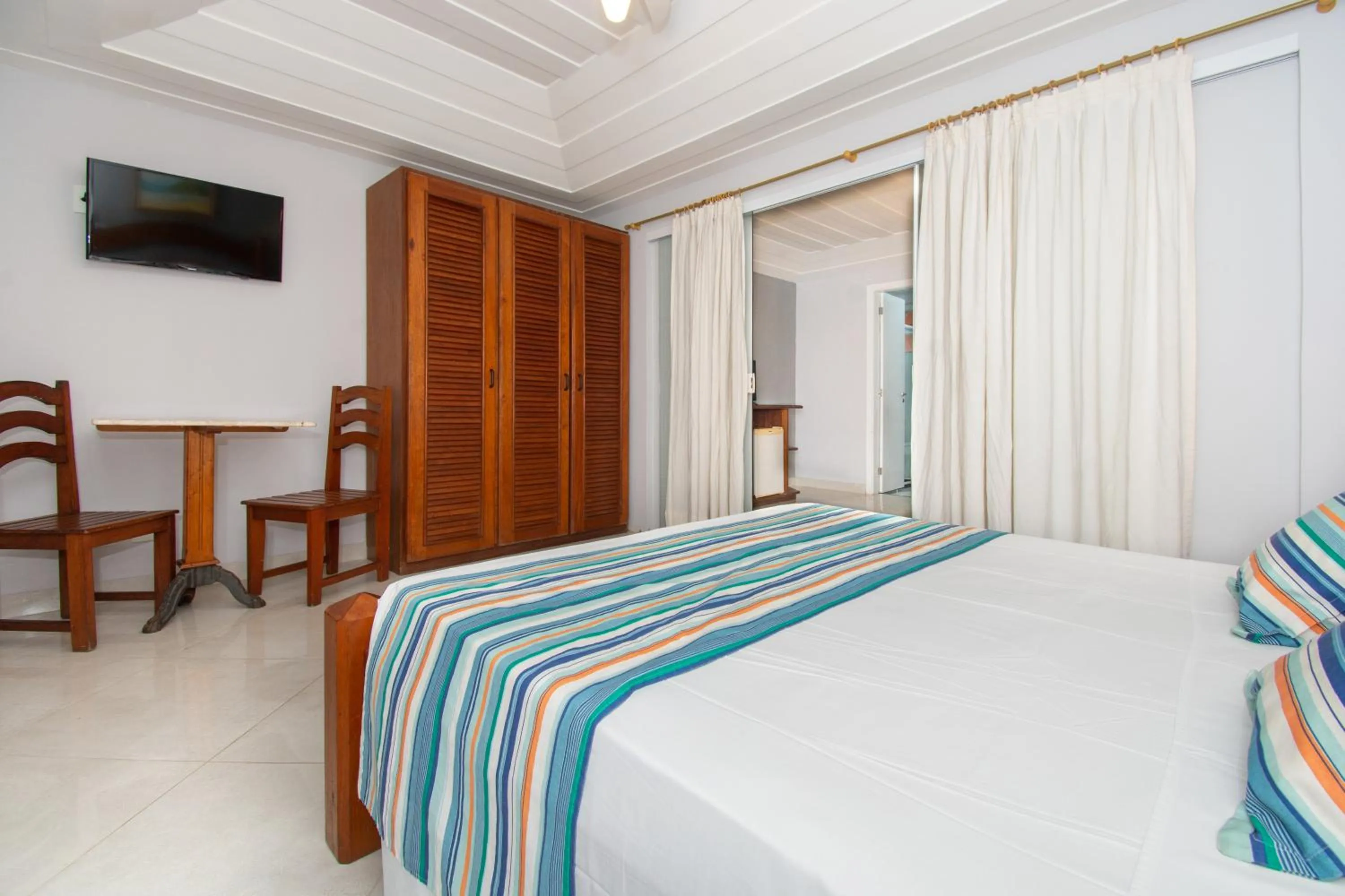 Bed in Pousada Marbella