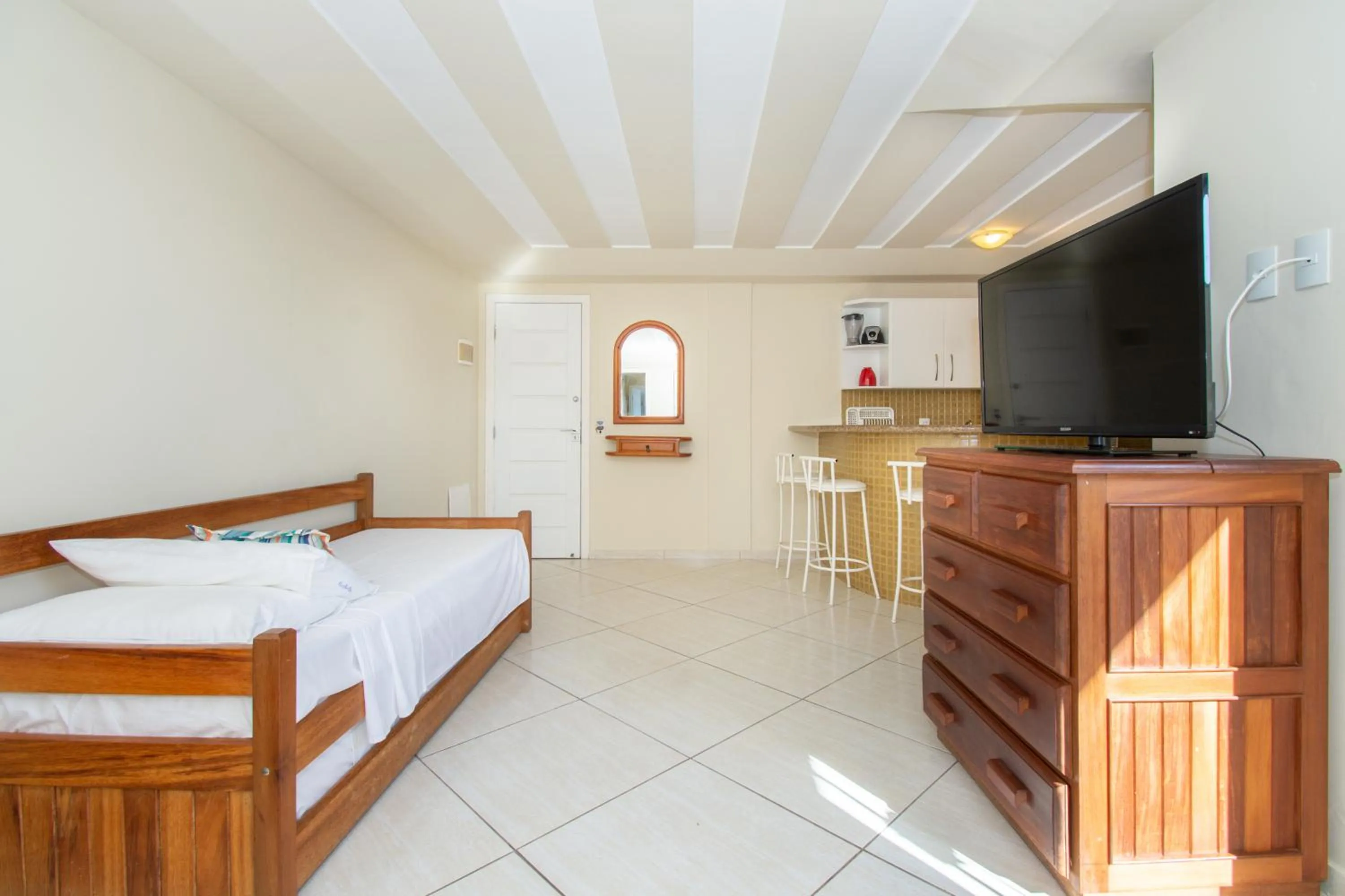 Bed in Pousada Marbella