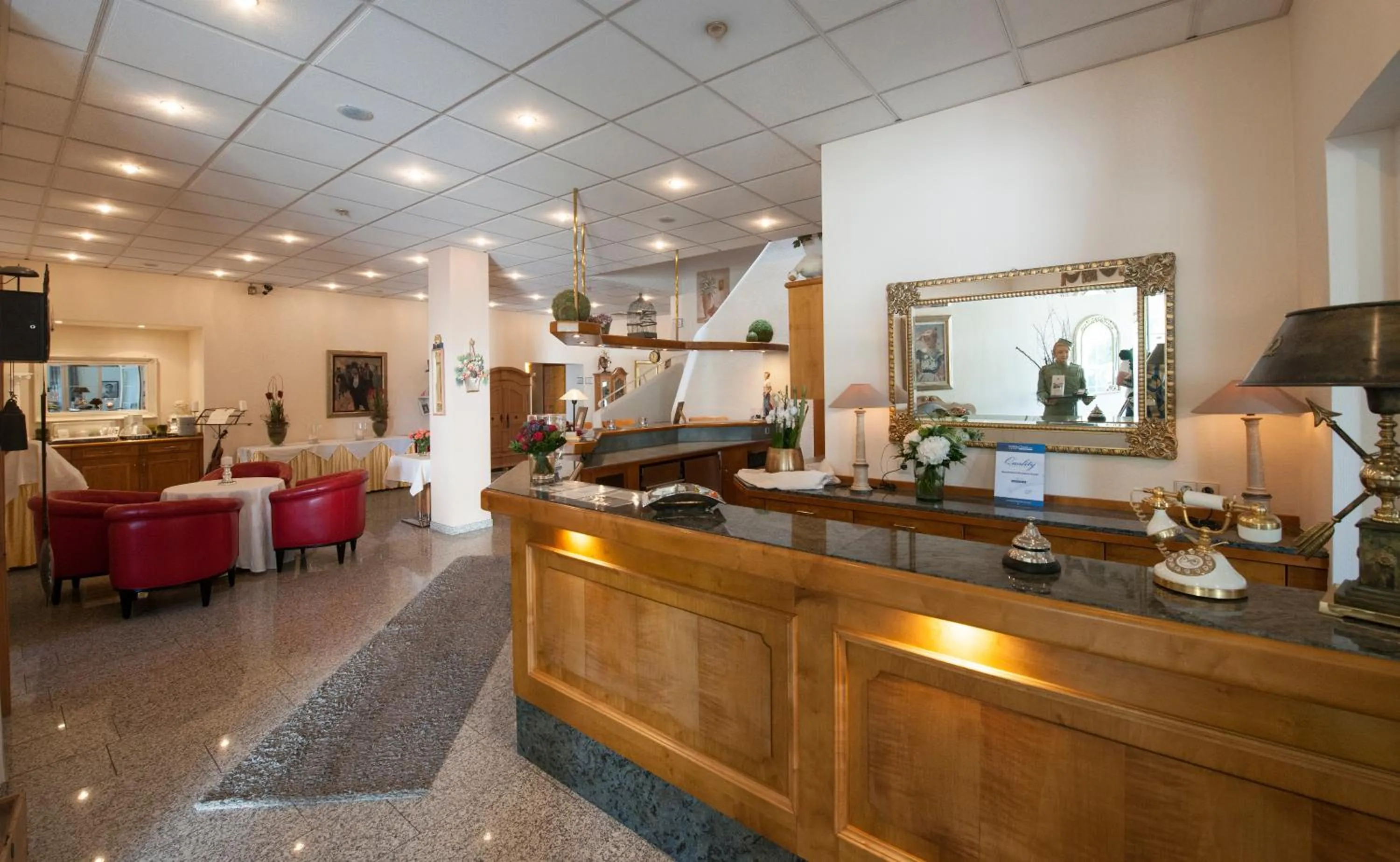 Lobby or reception in Residenz Royal