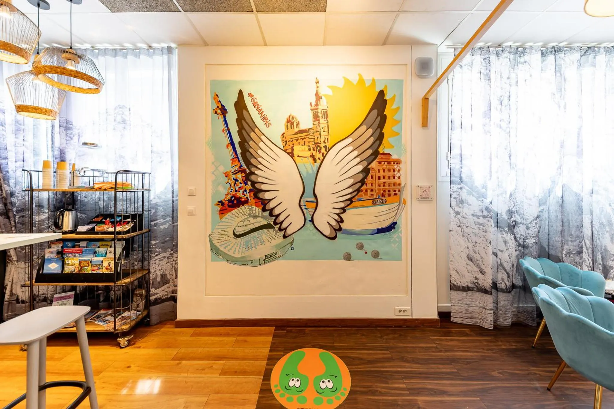 Lobby or reception in ibis Styles Marseille Centre Prado Place Castellane