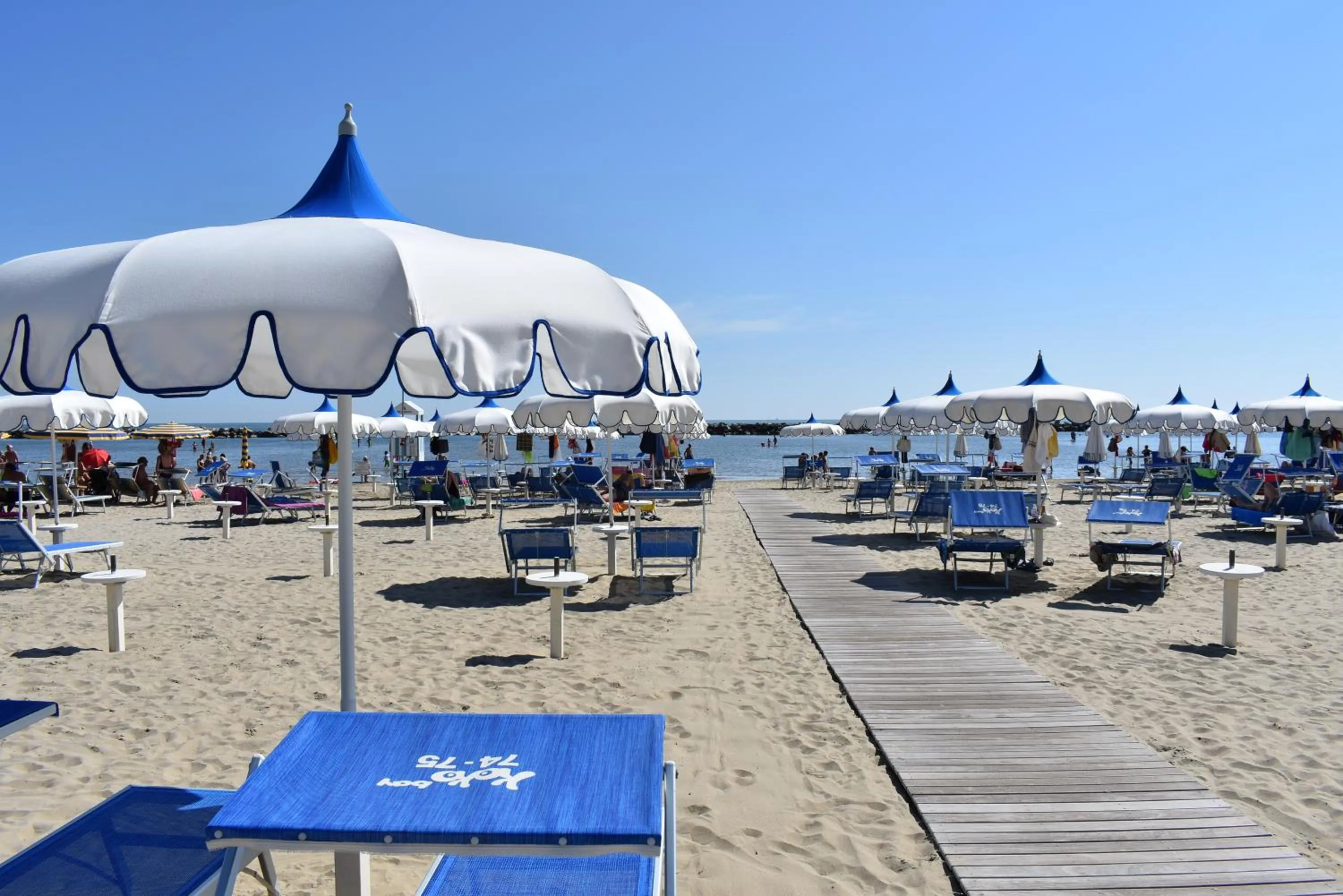 Beach in Hotel Urbinati