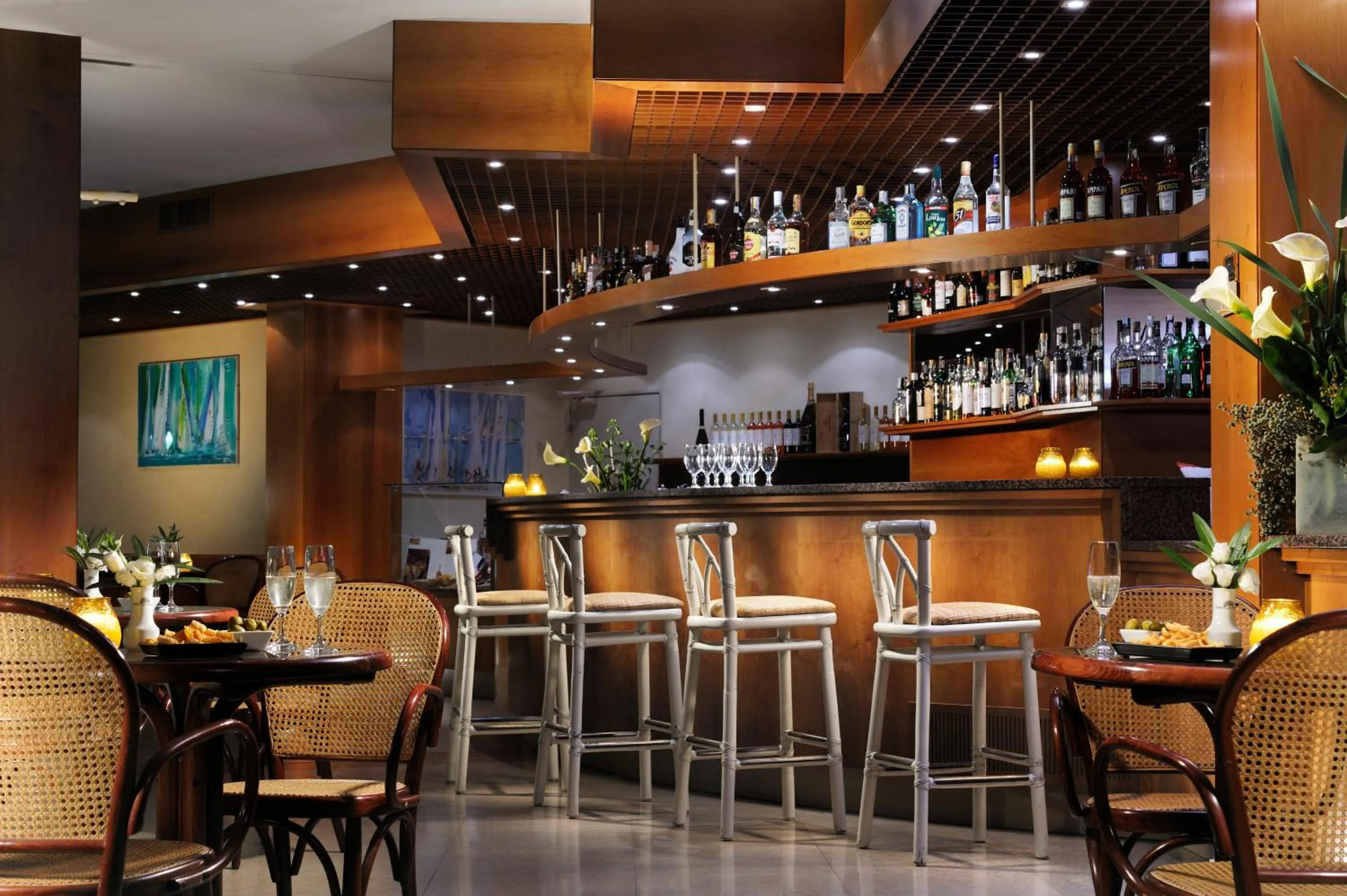 Lounge or bar in Poiano Garda Resort Appartamenti