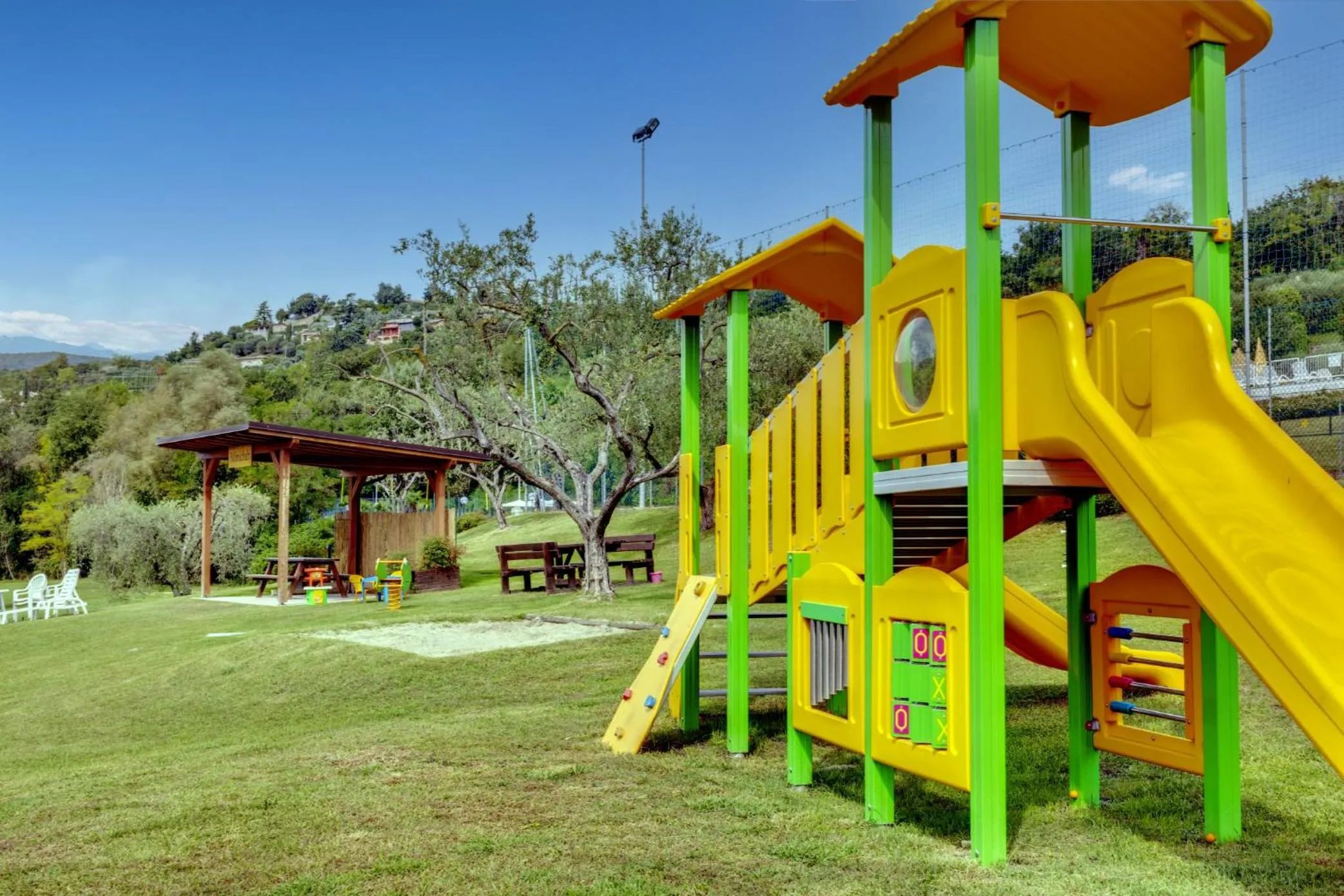 Children play ground in Poiano Garda Resort Appartamenti