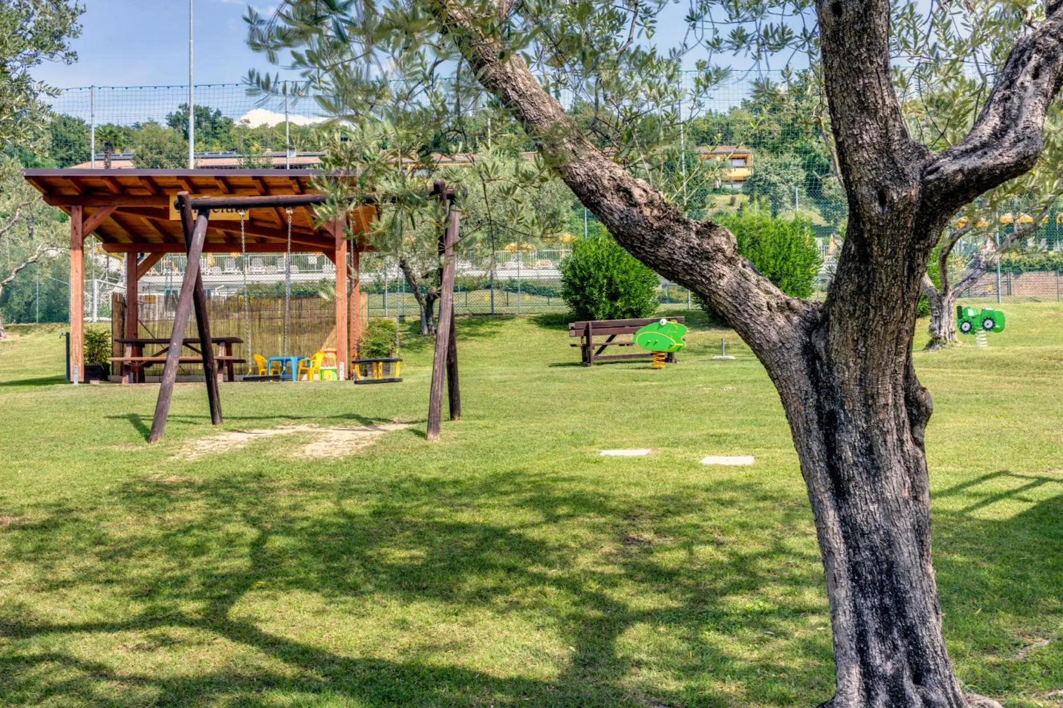 Children play ground in Poiano Garda Resort Appartamenti