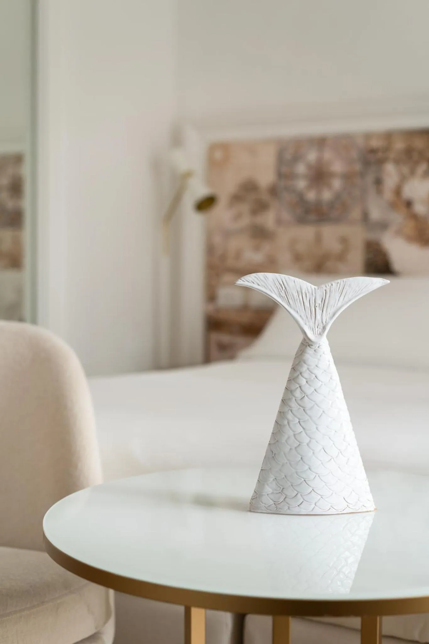 Bed in La Residenza Capri