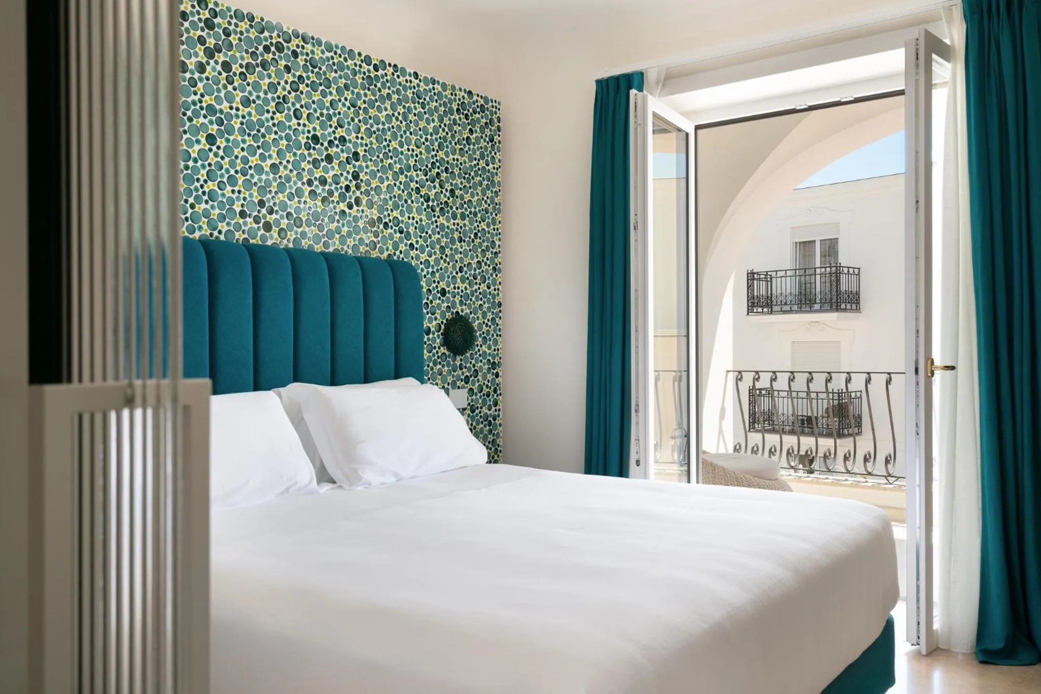 Bed in La Residenza Capri