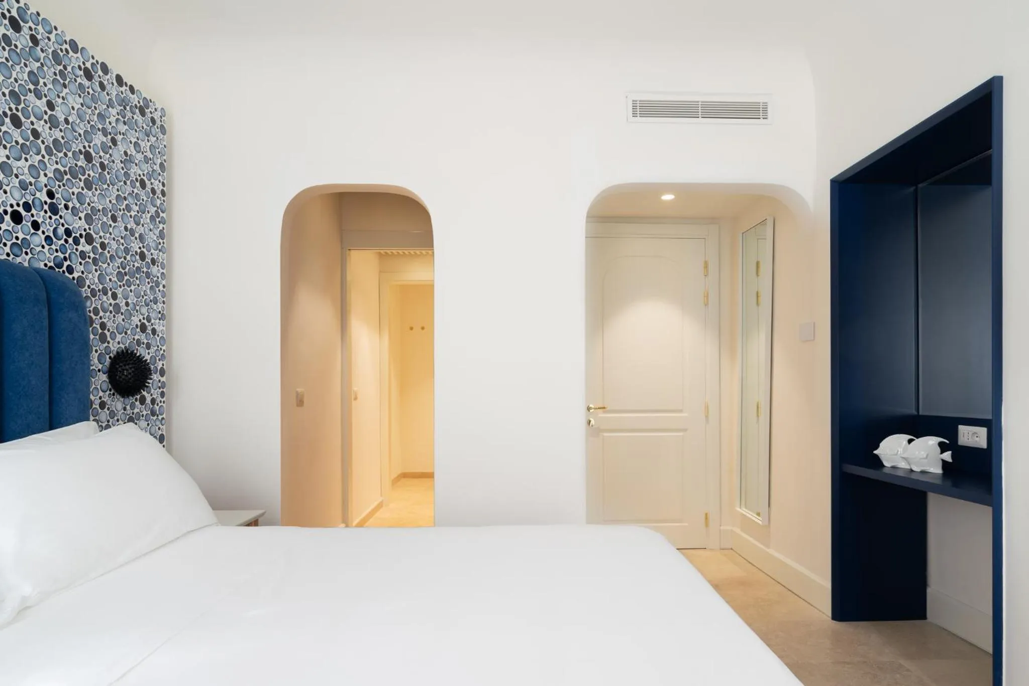 Bed in La Residenza Capri