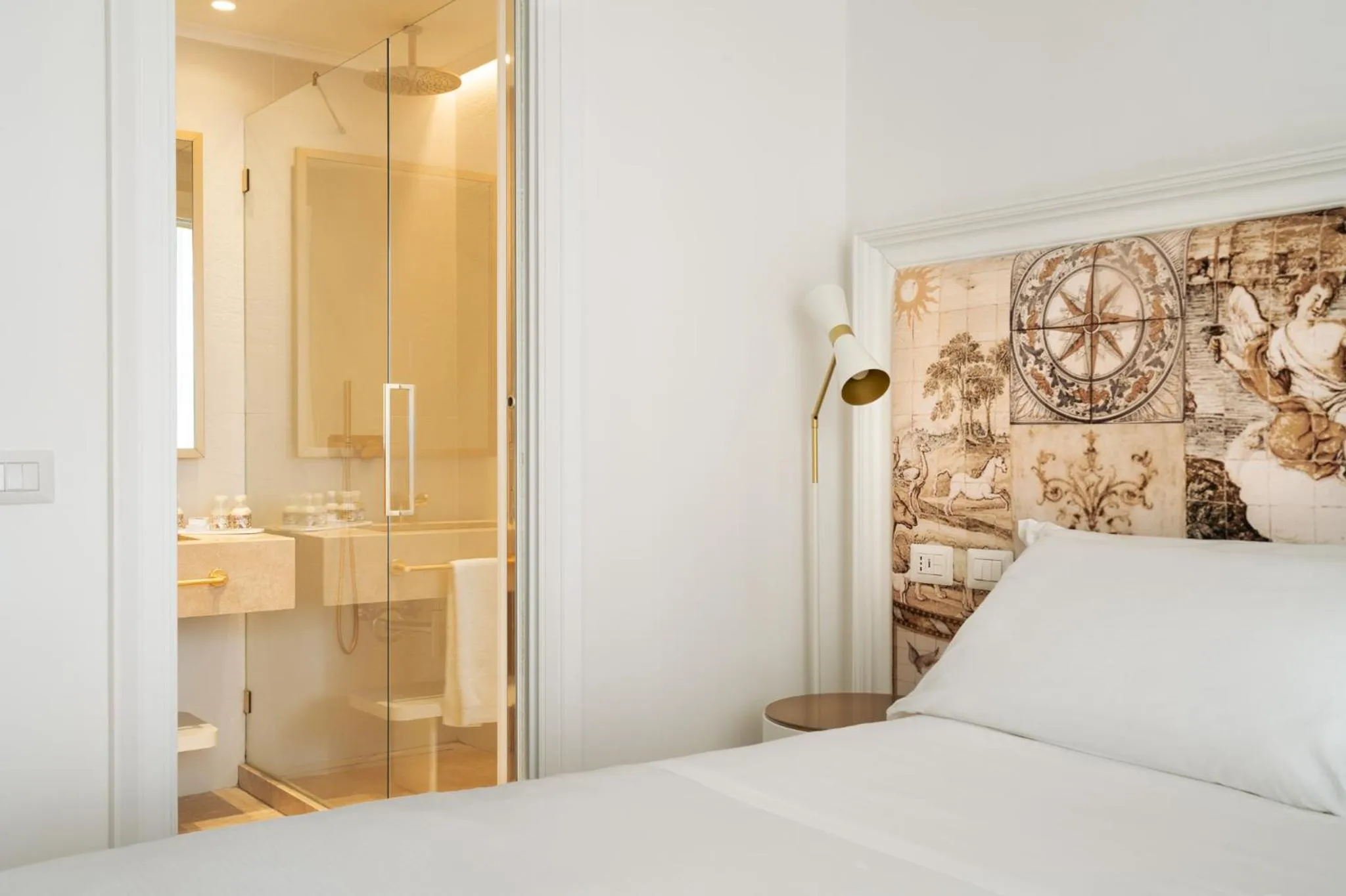 Bed in La Residenza Capri