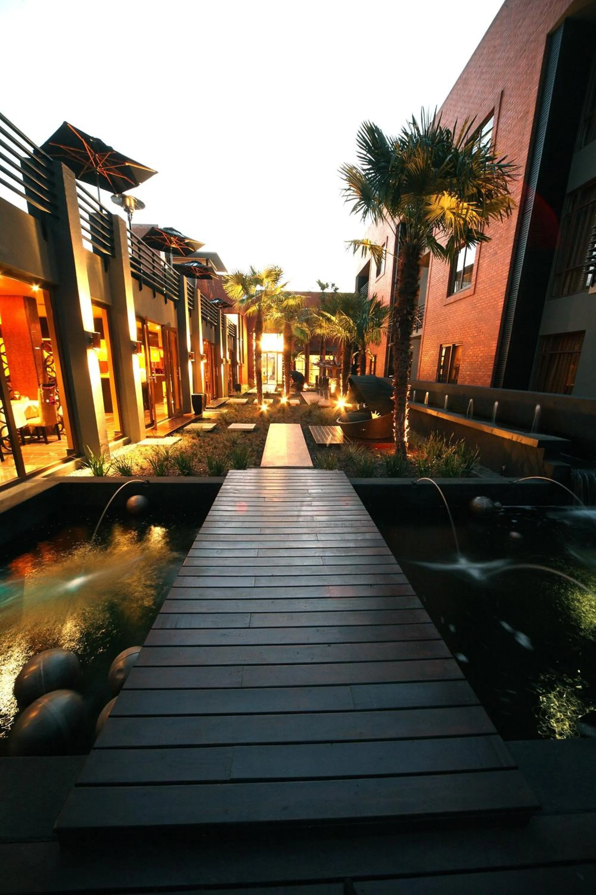 Patio in Fusion Boutique Hotel