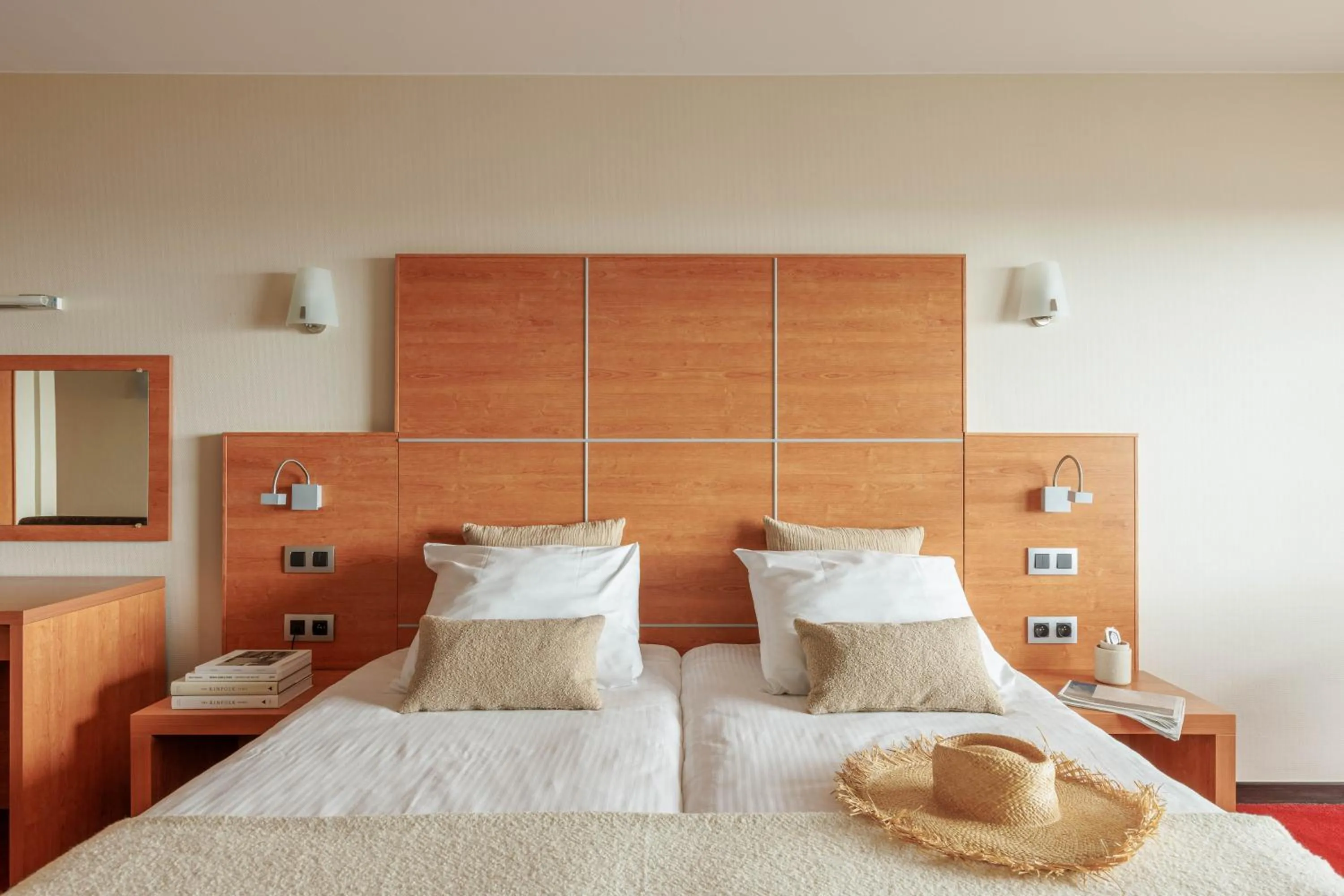 Bed in Hotel Riant-Séjour by WP Hotels