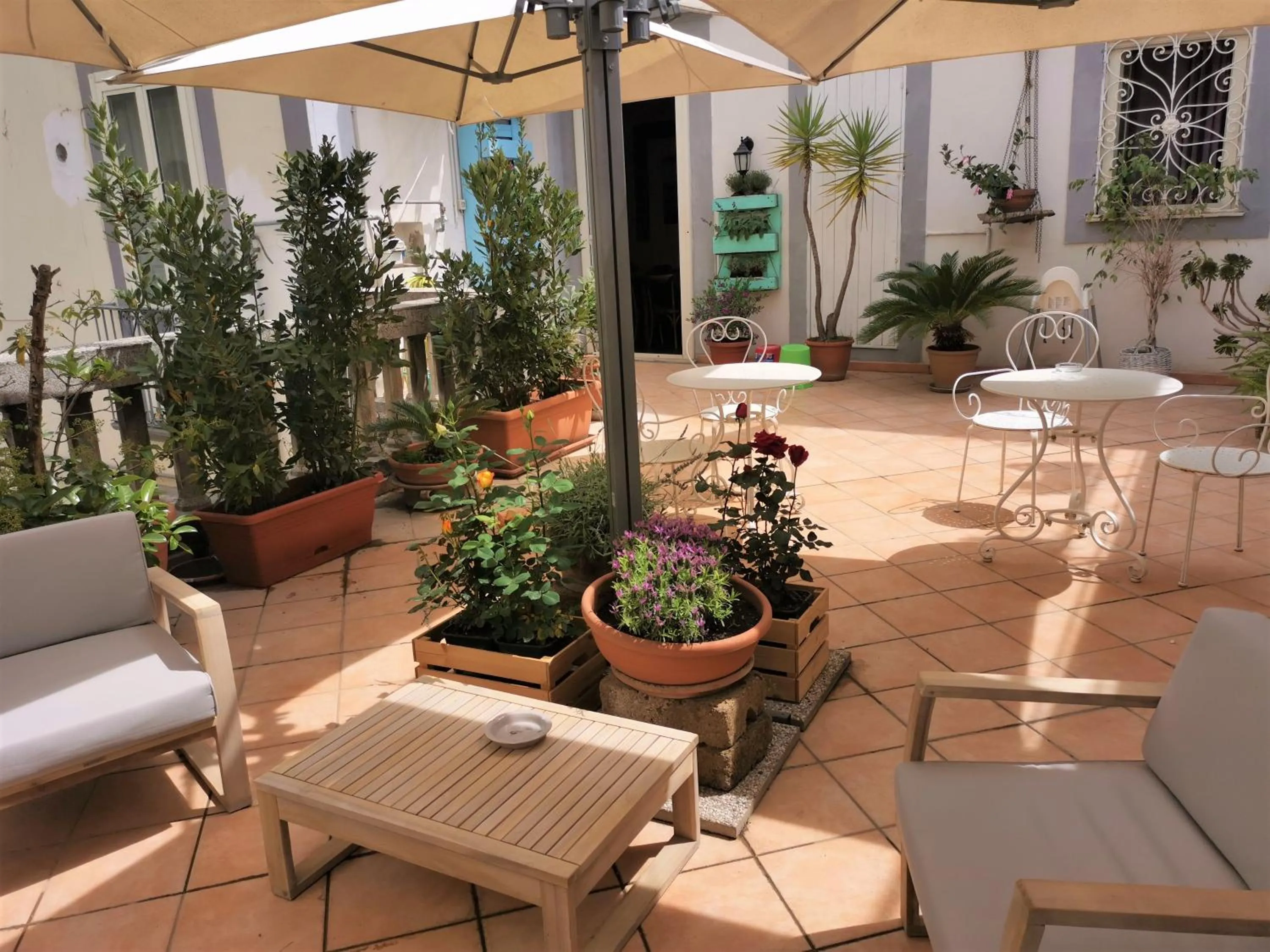 Patio in Palazzo della Loggia B&B