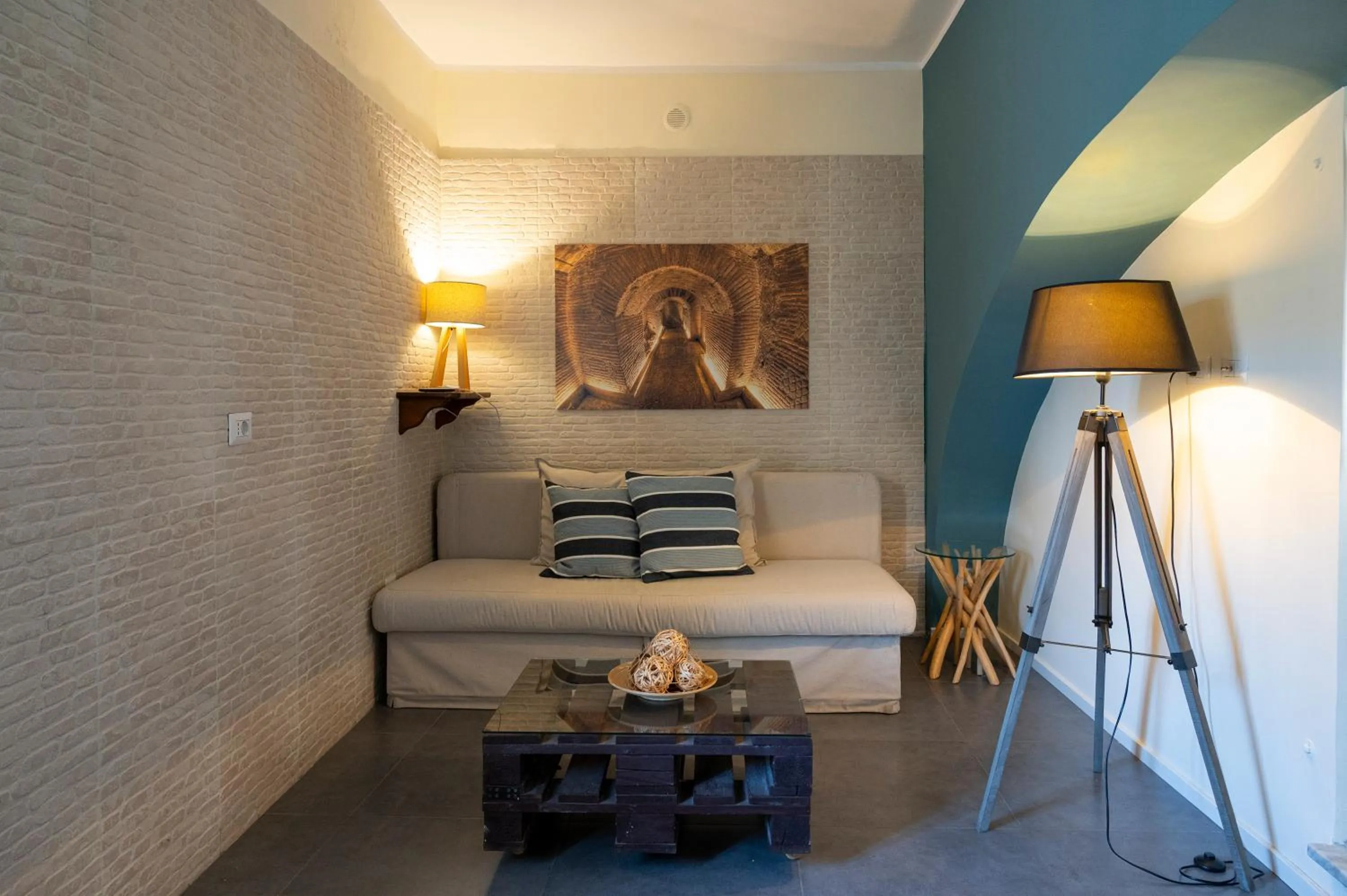 Decorative detail in Palazzo della Loggia B&B