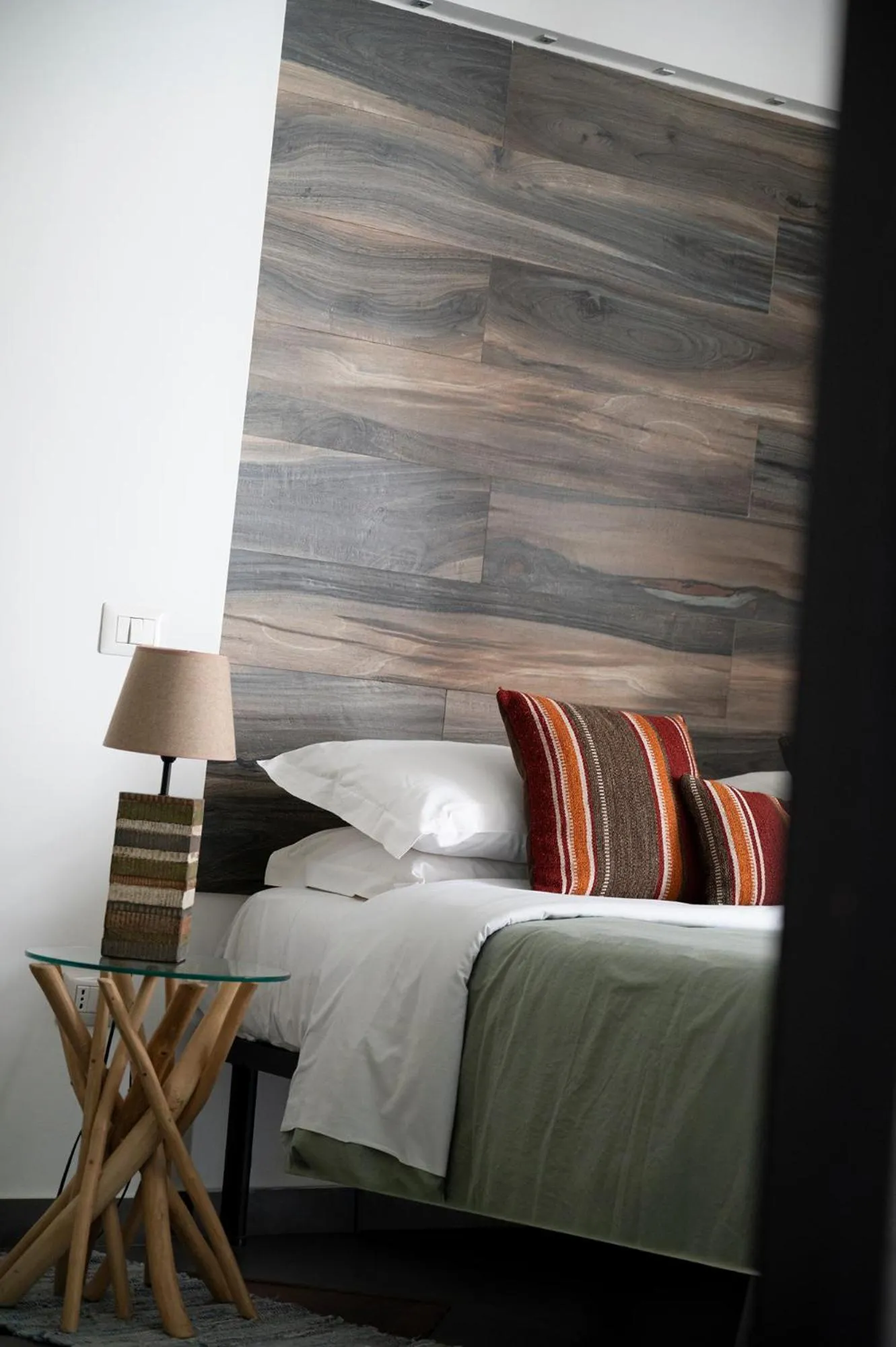 Decorative detail, Bed in Palazzo della Loggia B&B