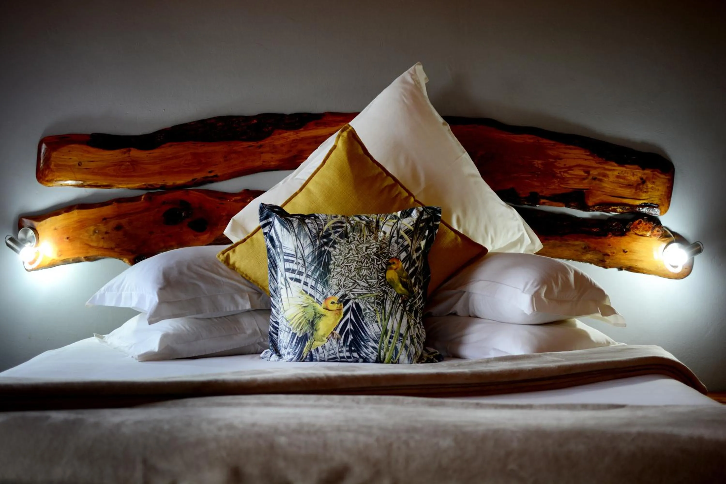 Bed in Addo Dung Beetle Guest Farm