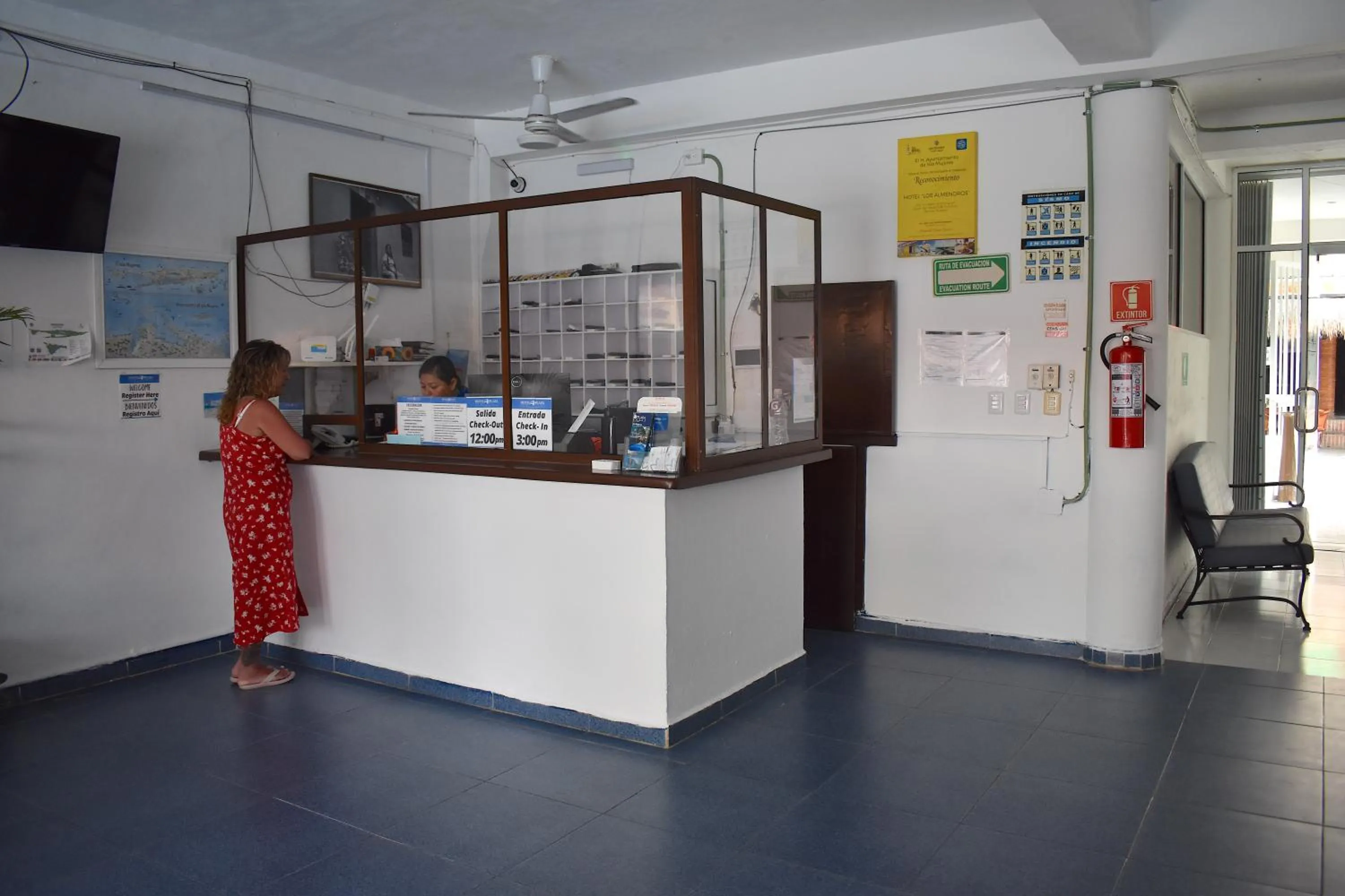 Lobby or reception in Plaza Almendros Hotel Isla Mujeres