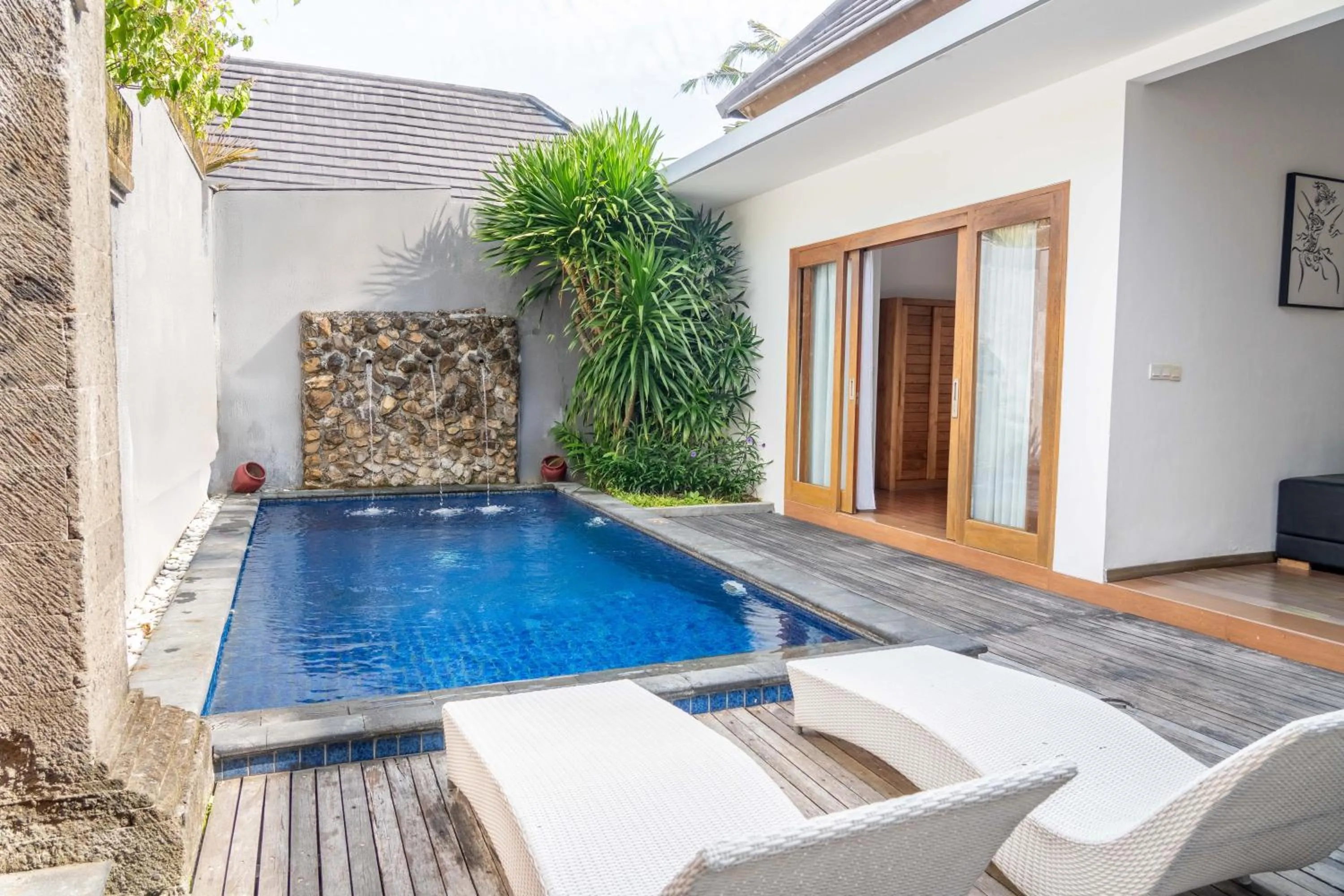 Pool view in Bali Nyuh Gading Villas