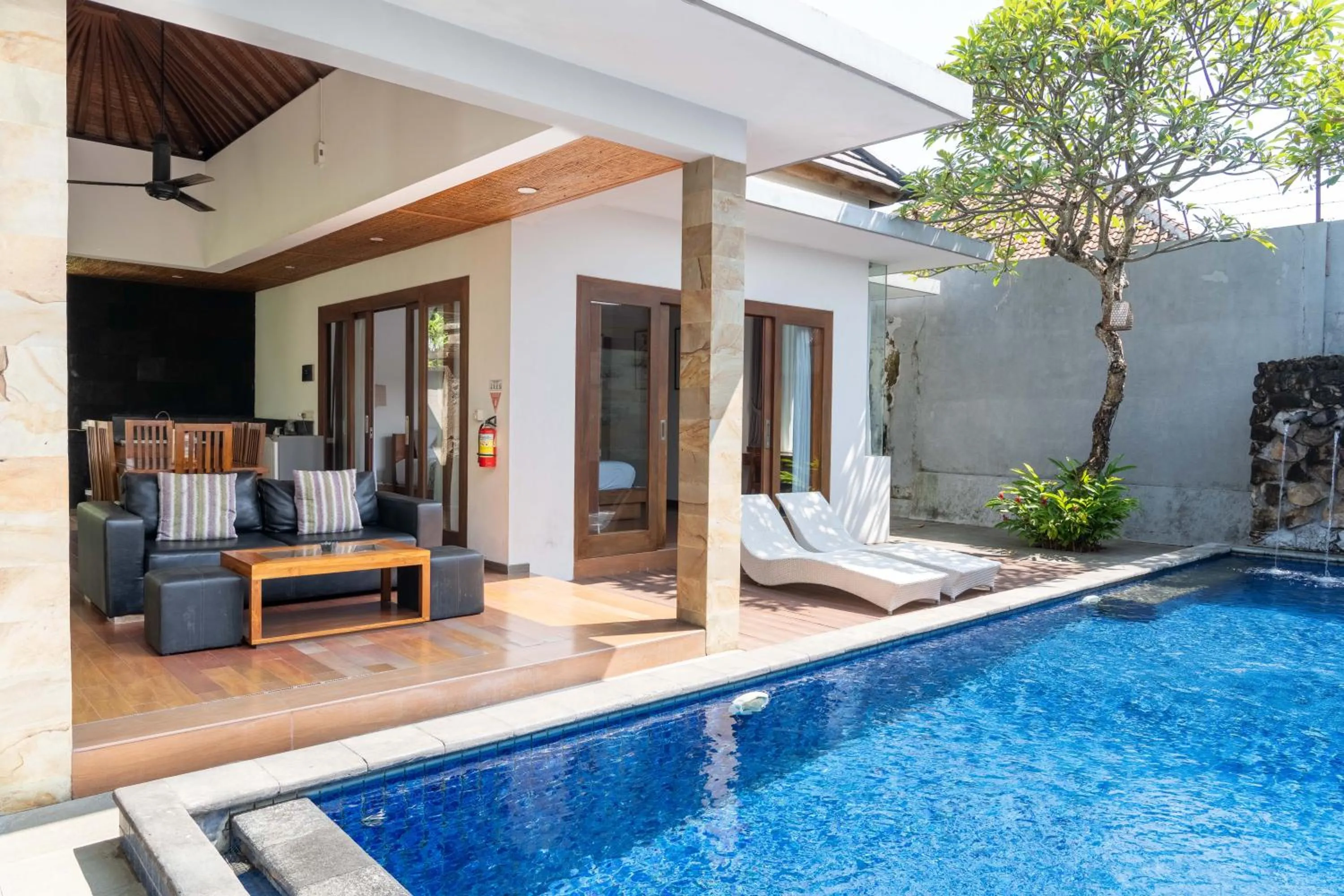 Garden view in Bali Nyuh Gading Villas