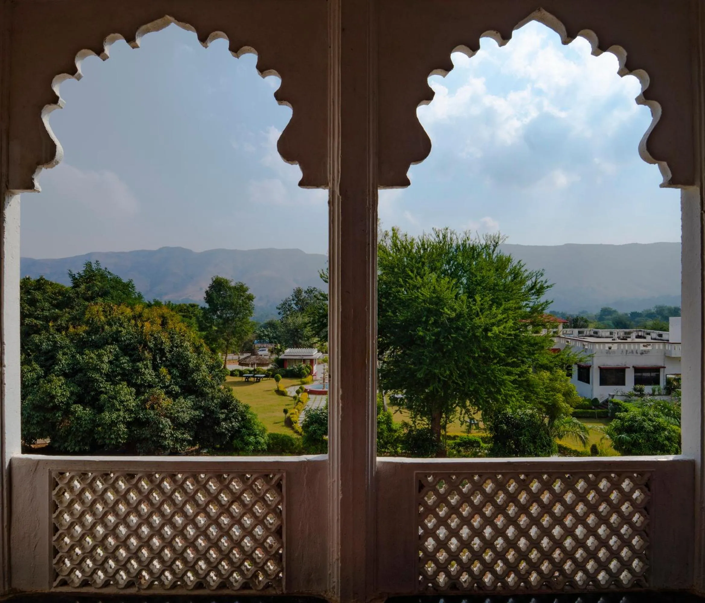 Mountain view in The Lal Bagh