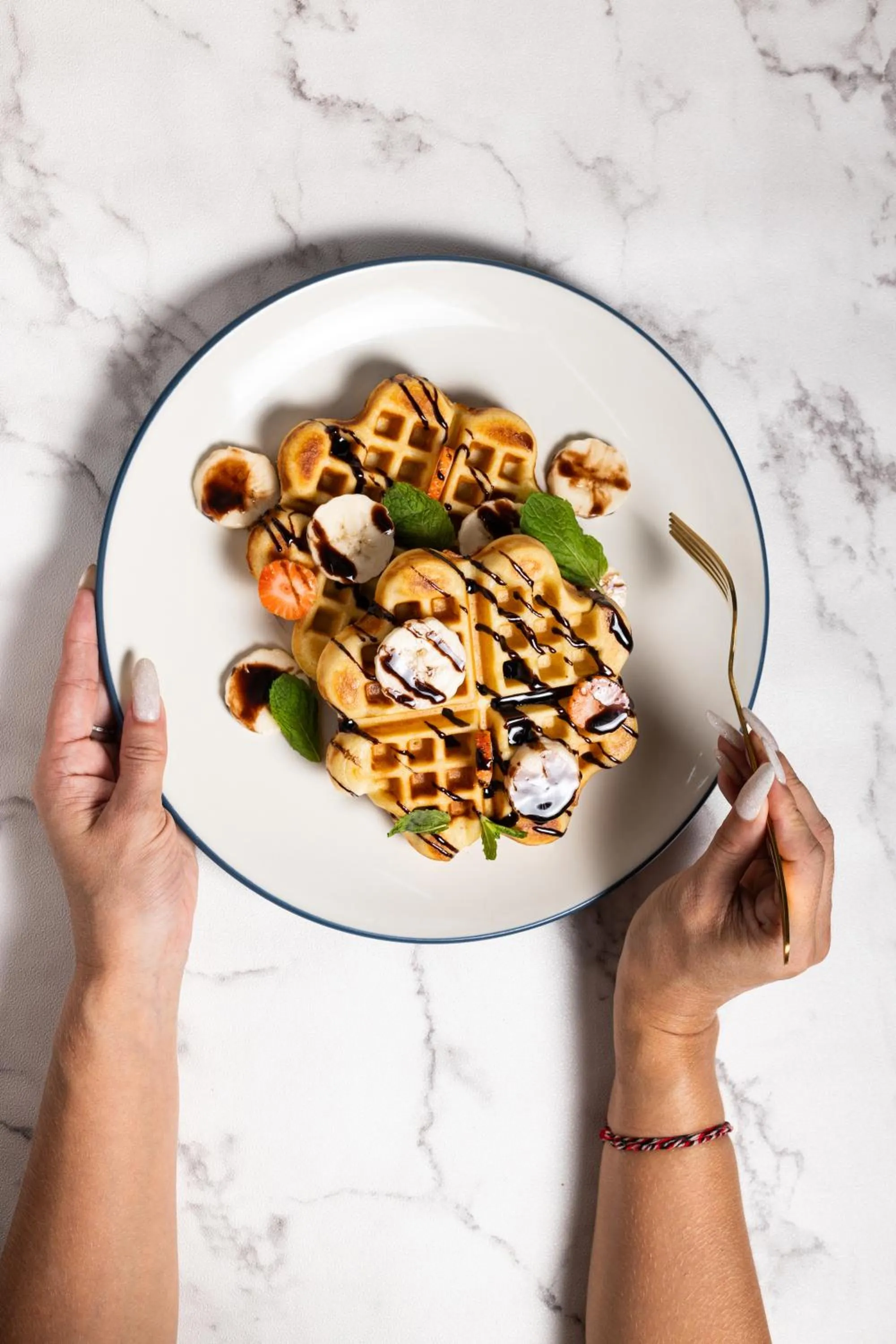 Breakfast in The Beverly Hills Bali Villas Jimbaran