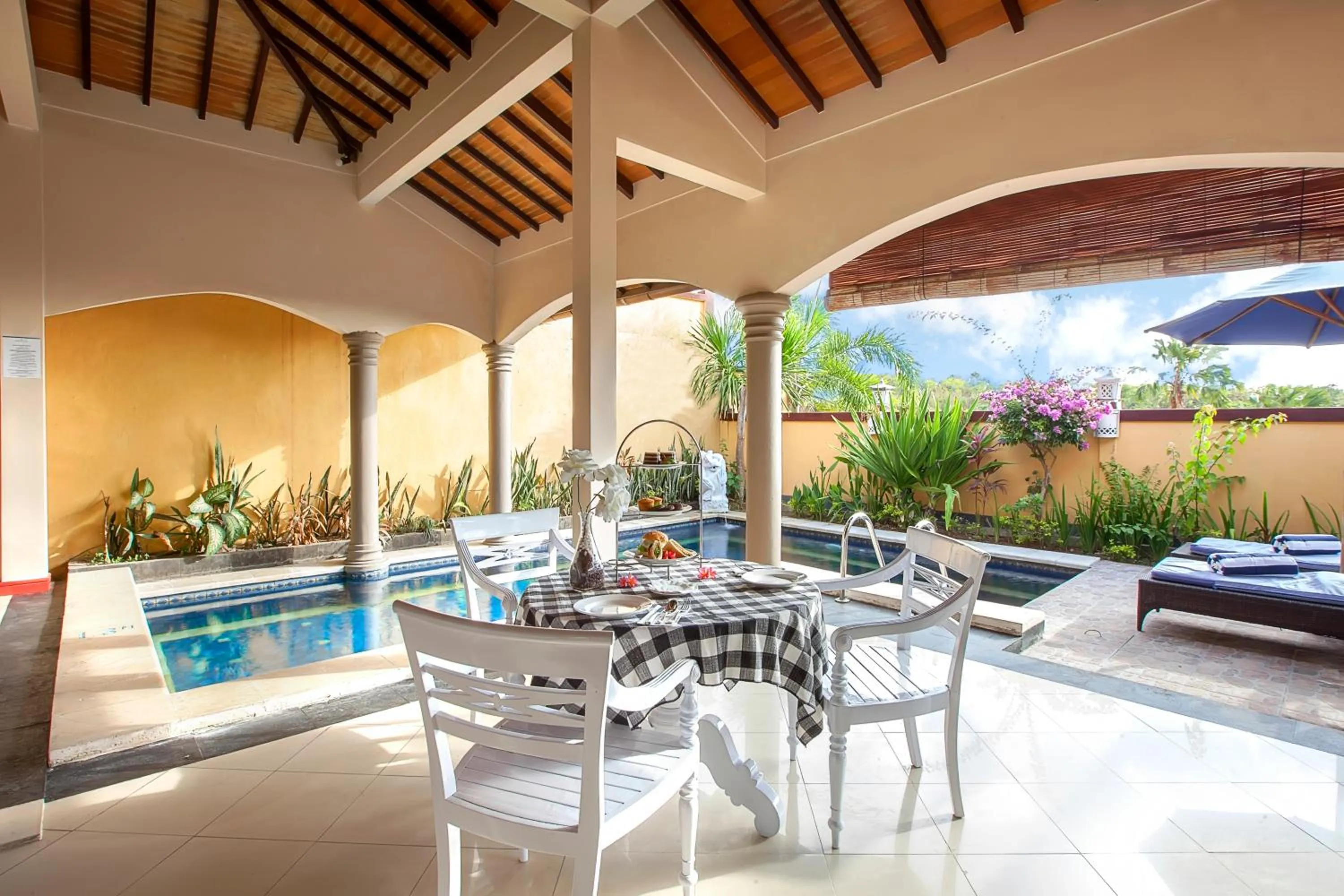 Balcony/Terrace in The Beverly Hills Bali Villas Jimbaran