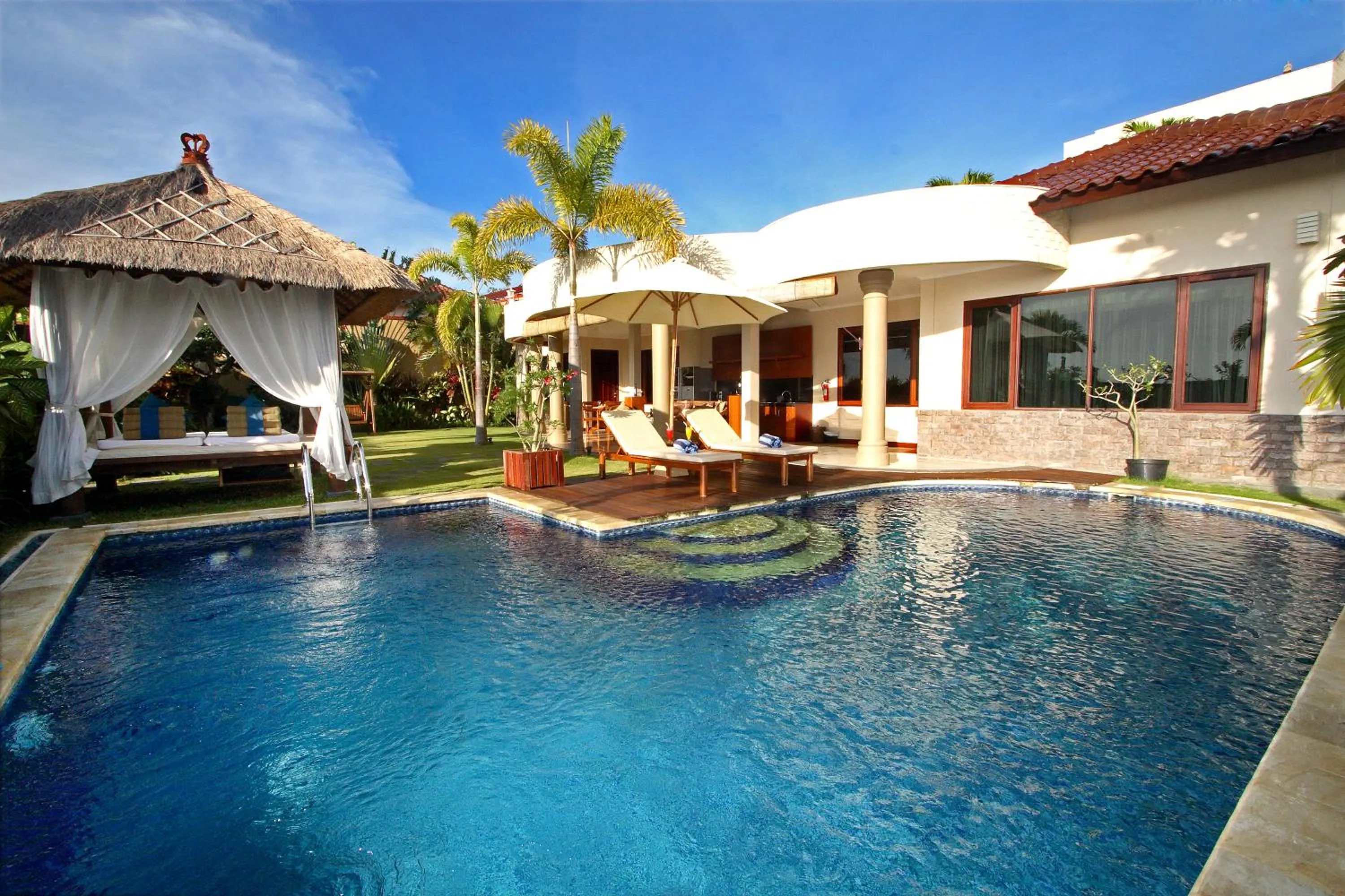 Swimming pool in The Beverly Hills Bali Villas Jimbaran