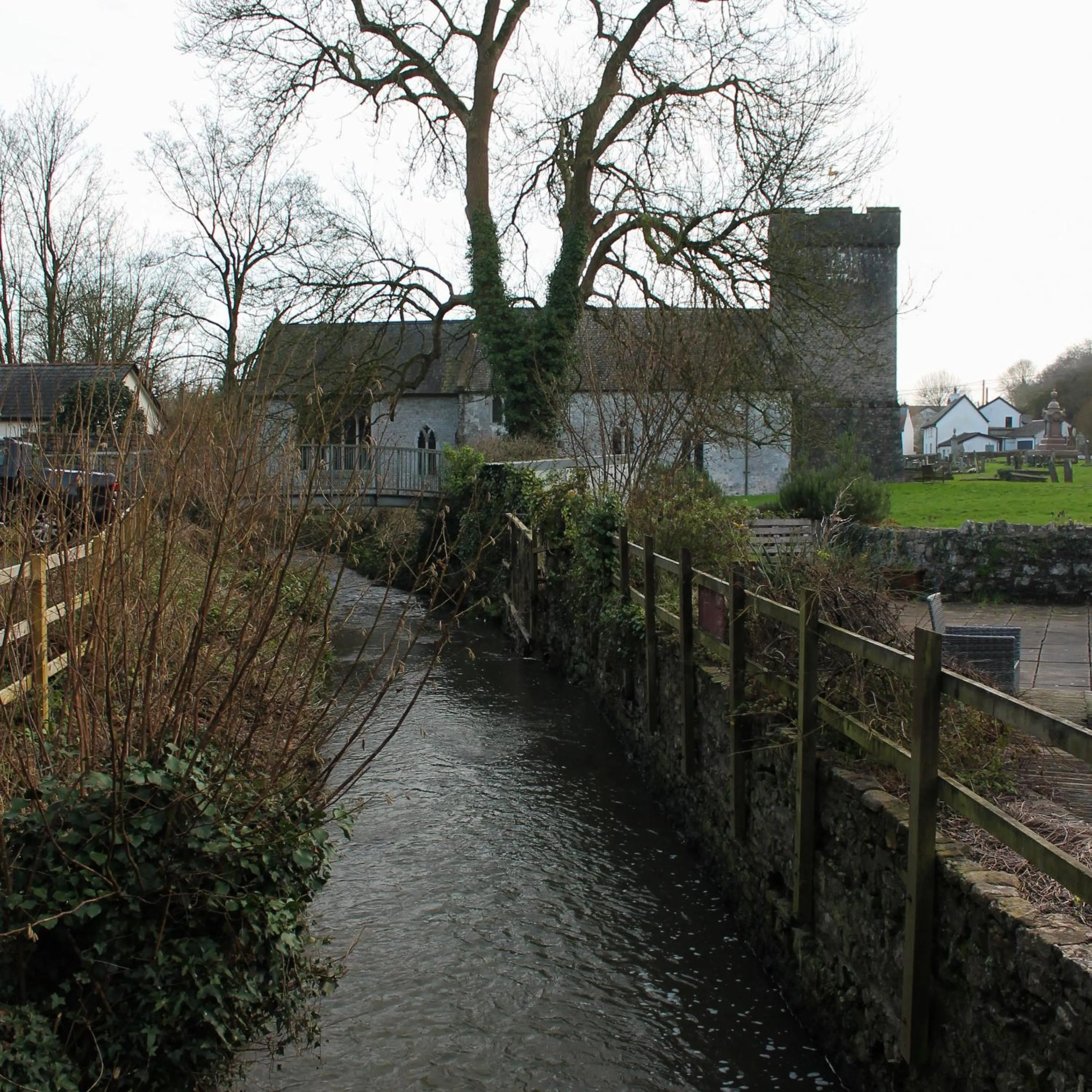 Natural landscape in Fox And Hounds Llancarfan