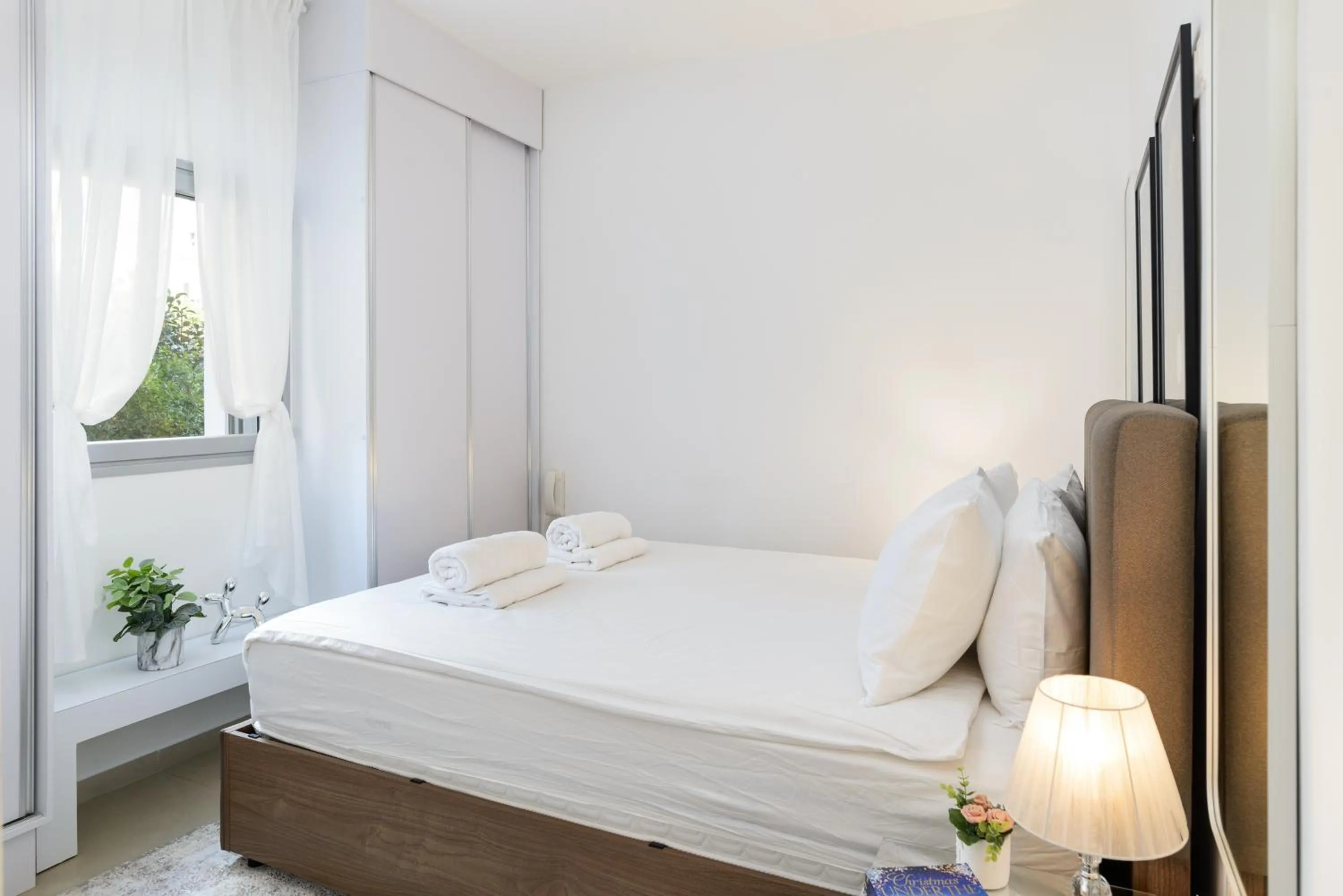 Bedroom, Bed in Quiet Hideaway & Terrace near Beach by FeelHome